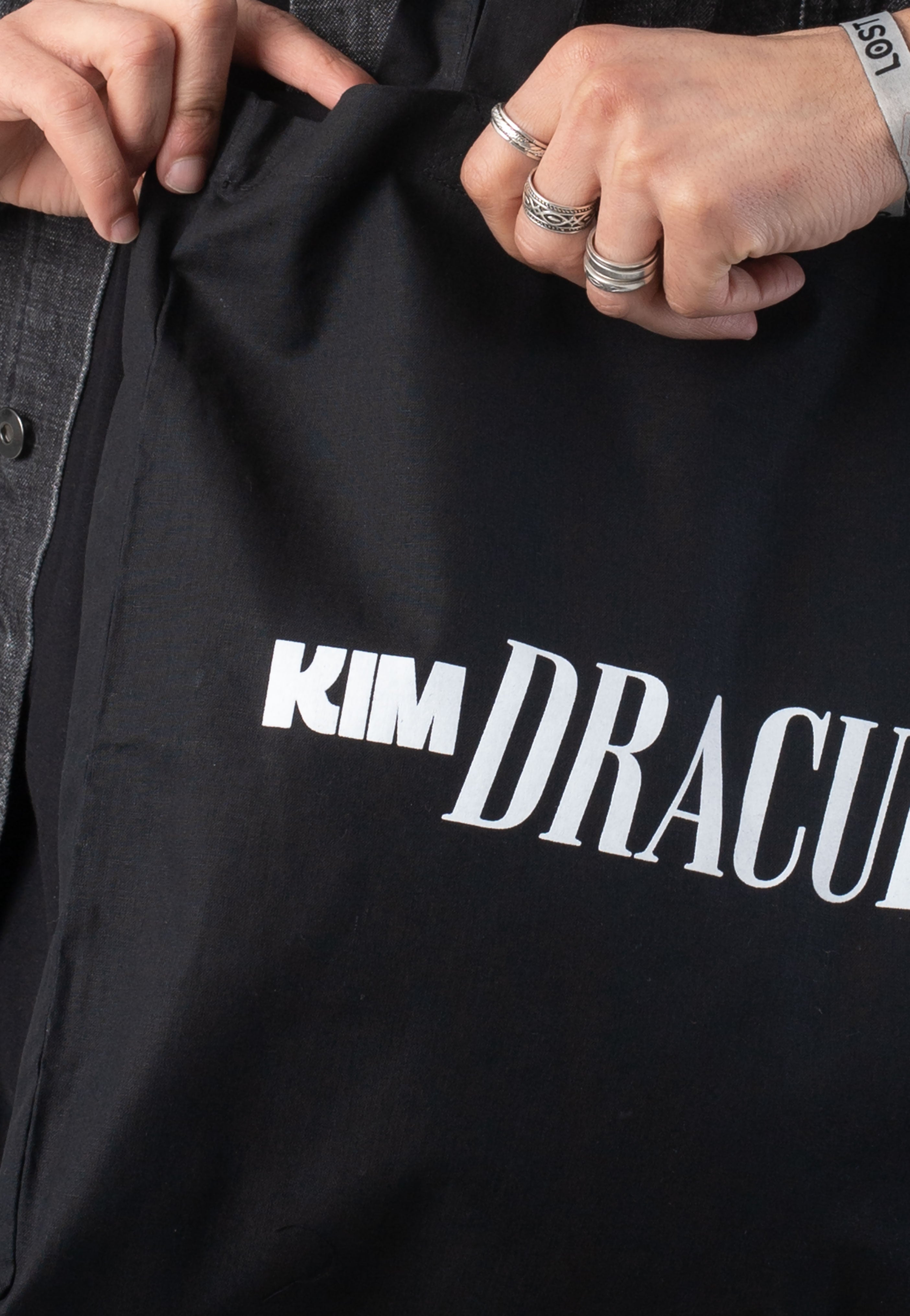 Kim Dracula - Kim Dracula Logo - Tote Bag | Neutral-Image