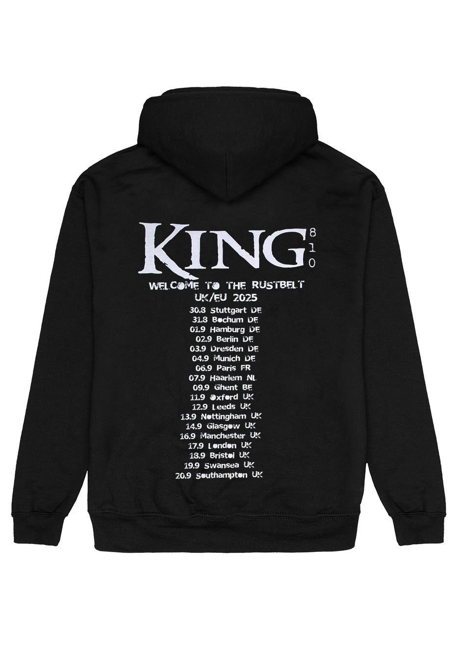 King 810 - Rustbelt Tour 2025 - Hoodie | Neutral-Image