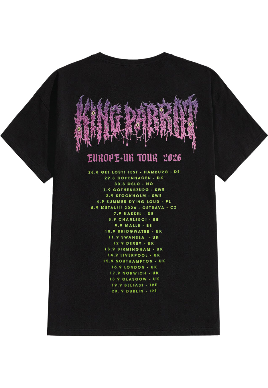 King Parrot EU Tour 2026 T-Shirt