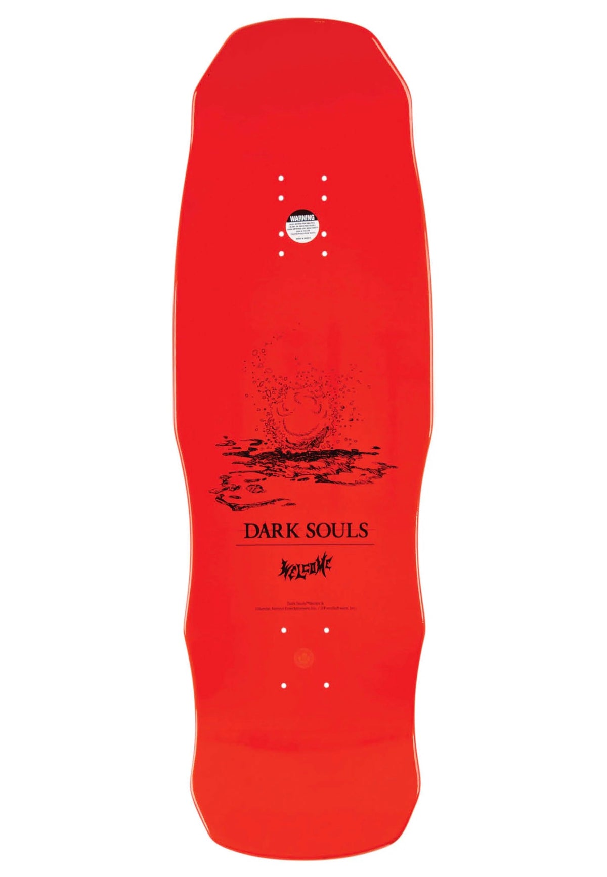 Welcome x Dark Souls Kirk on Dark Lord Skate Deck