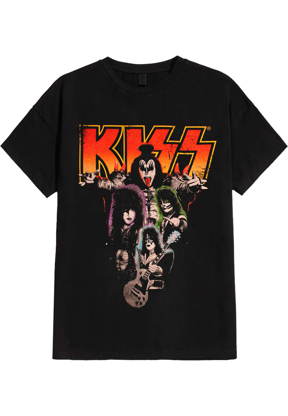 Kiss - Neon Band - T-Shirt | Nuclear Blast