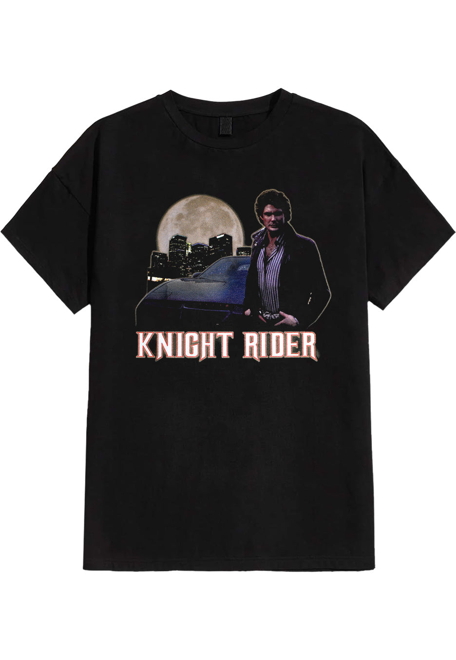 Knight Rider - Photo & Logo - T-Shirt | Neutral-Image