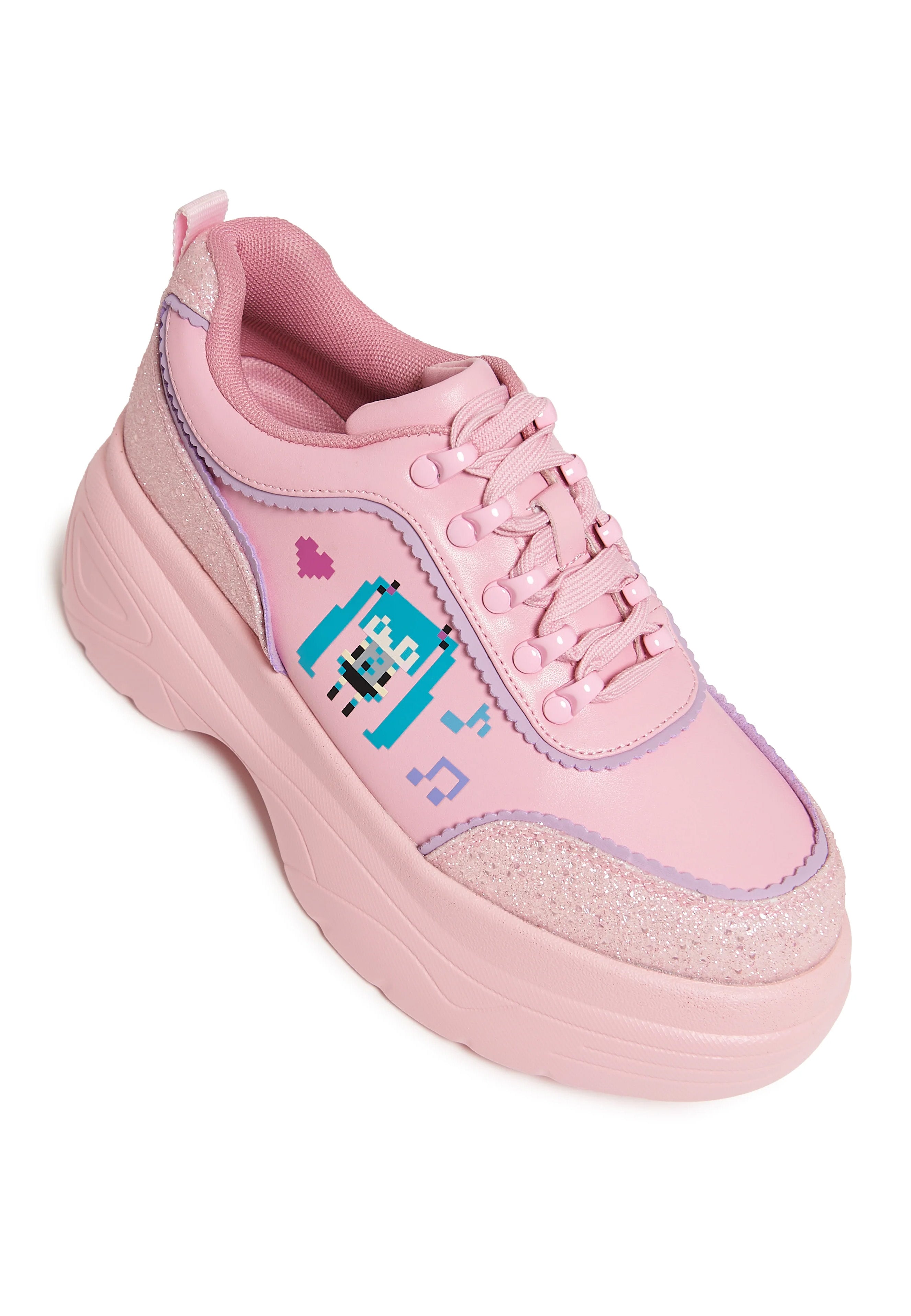 Koi Footwear x Hatsune Miku - Virtual Diva Miku Chunky Pink - Girl Sho