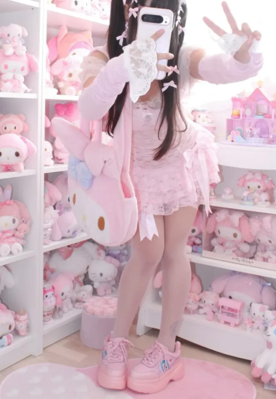 Koi Footwear x Hatsune Miku - Virtual Diva Miku Chunky Pink - Girl Sho