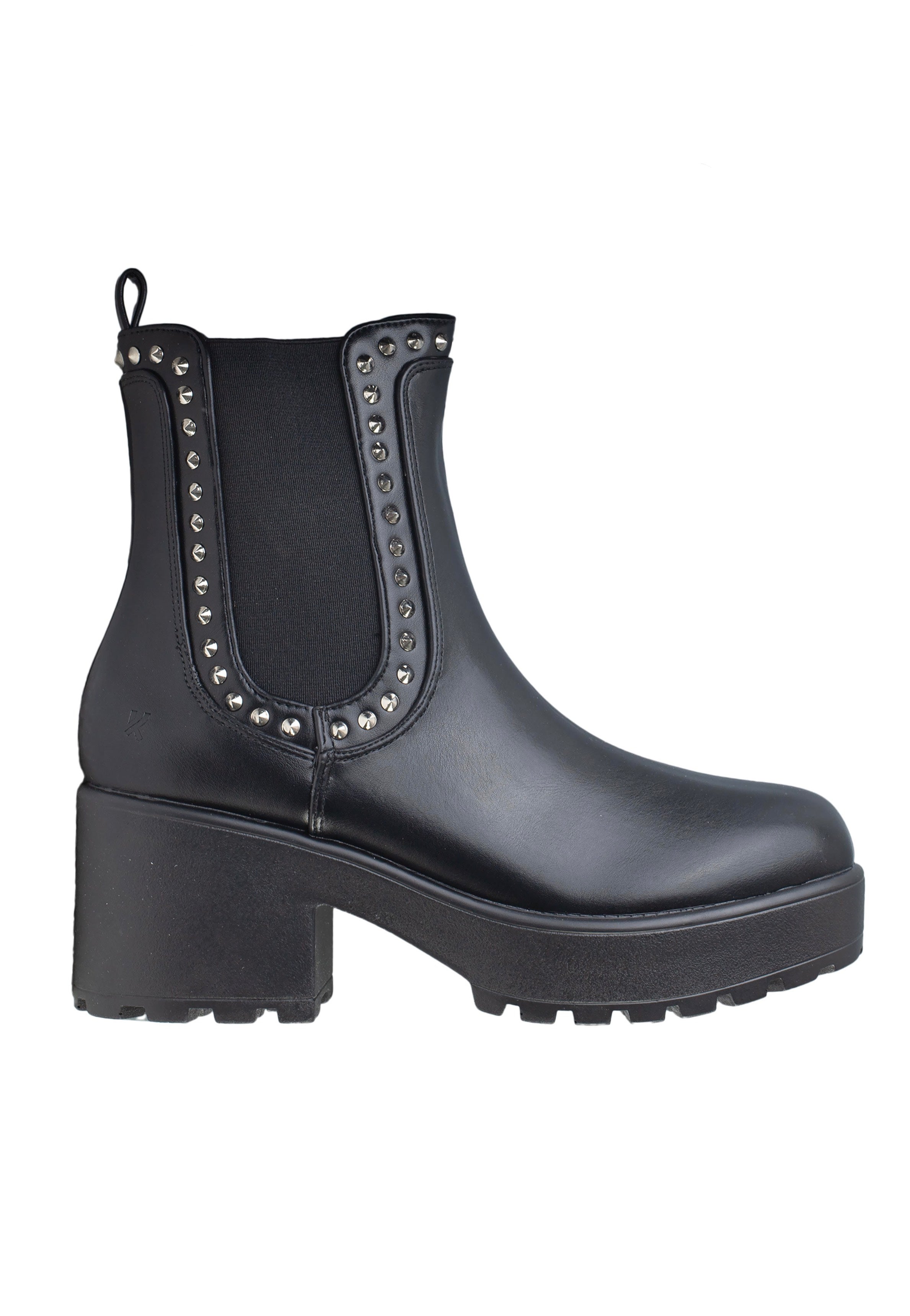Koi Footwear - Anise Studded Chelsea Black - Girl Shoes | Women-Image