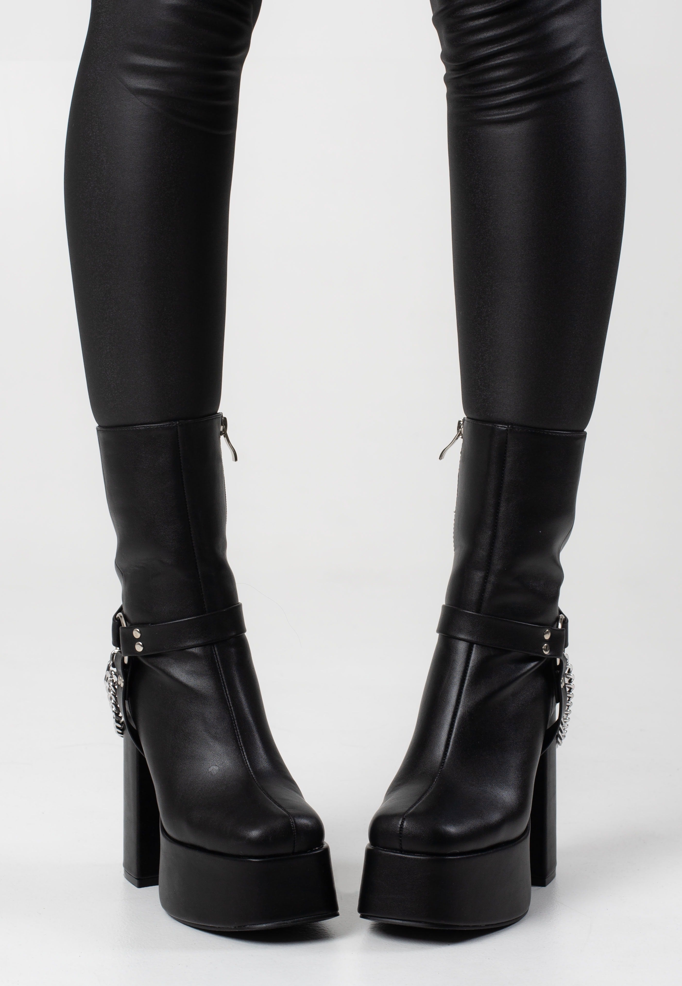 Koi Footwear - Natron Platform Heeled Chain - Girl Shoes | Women-Image