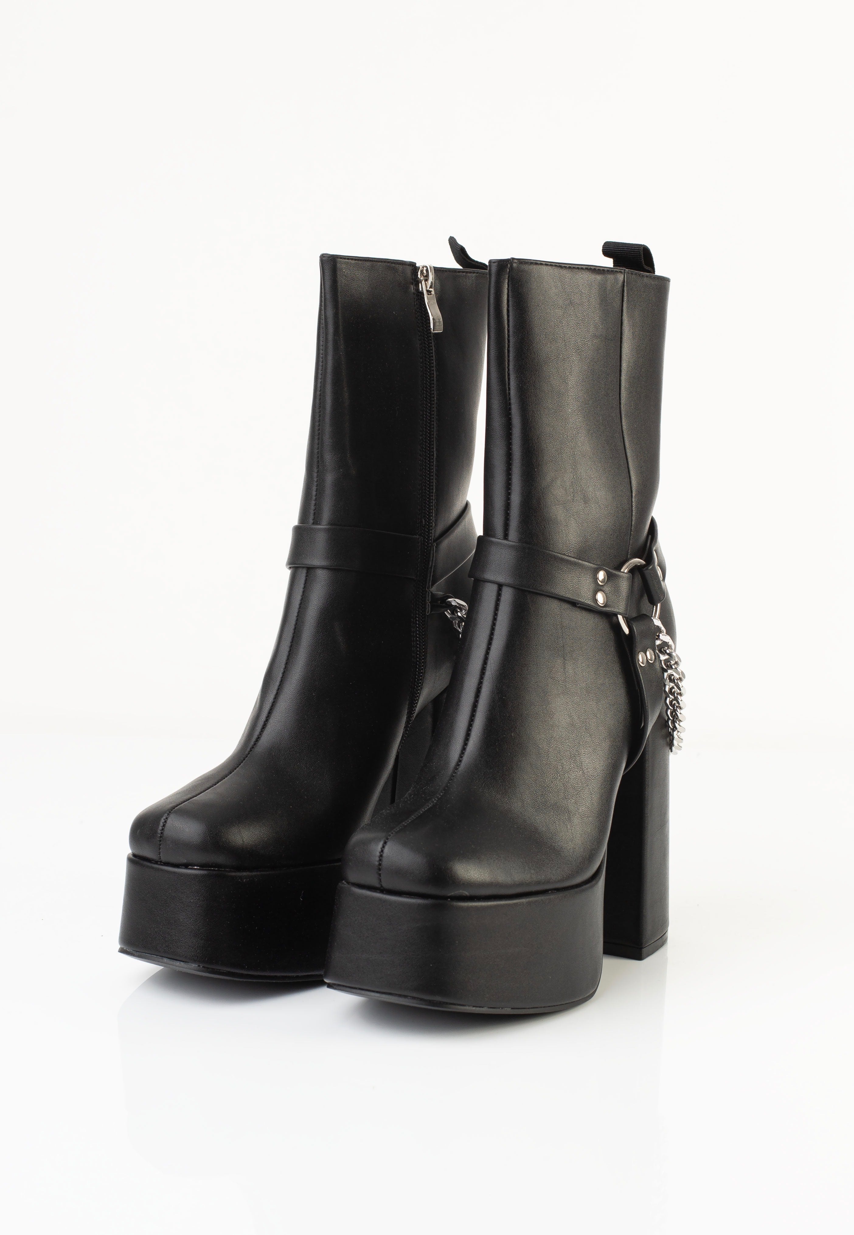 Koi Footwear - Natron Platform Heeled Chain - Girl Shoes | Women-Image