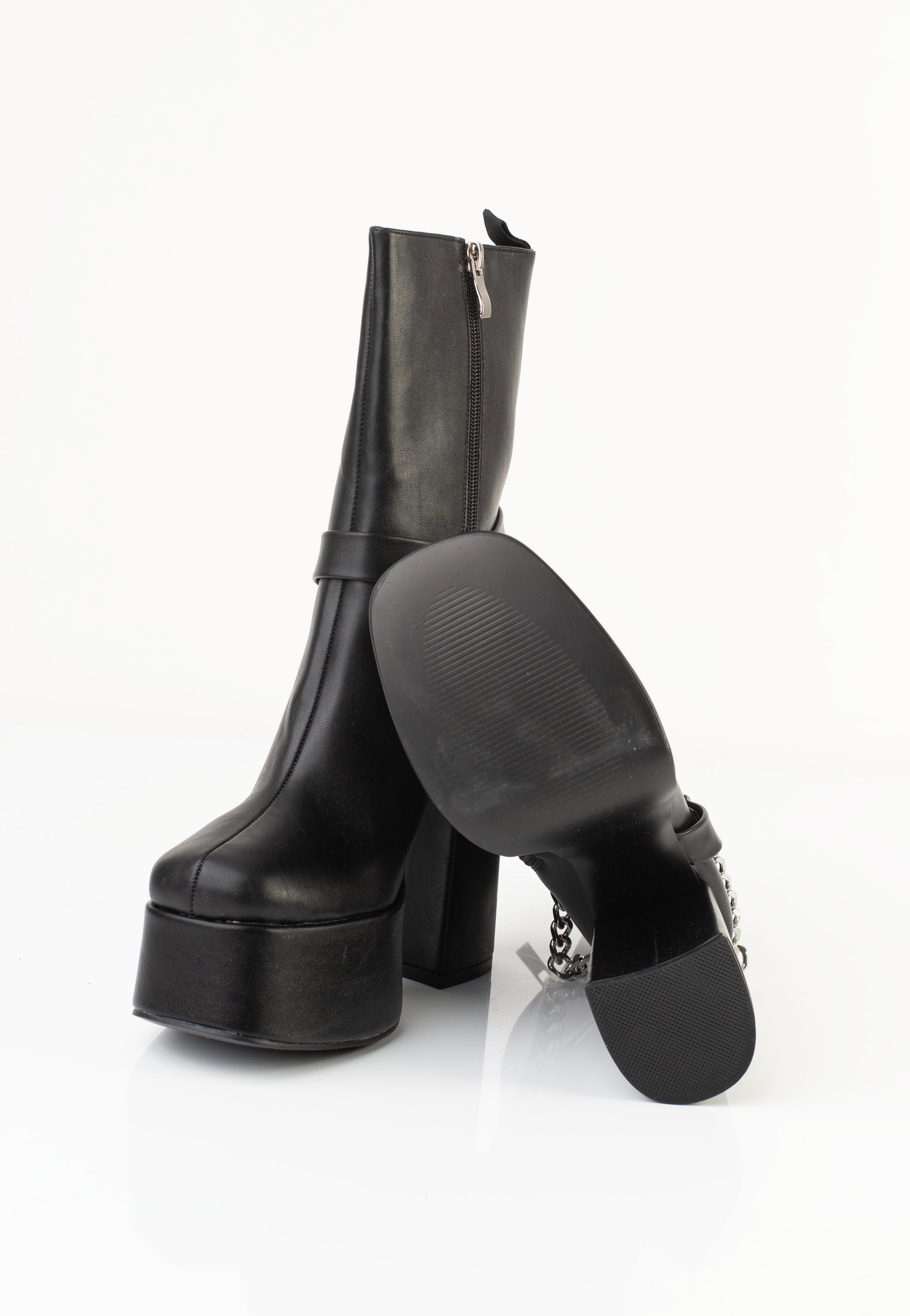 Koi Footwear - Natron Platform Heeled Chain - Girl Shoes | Women-Image