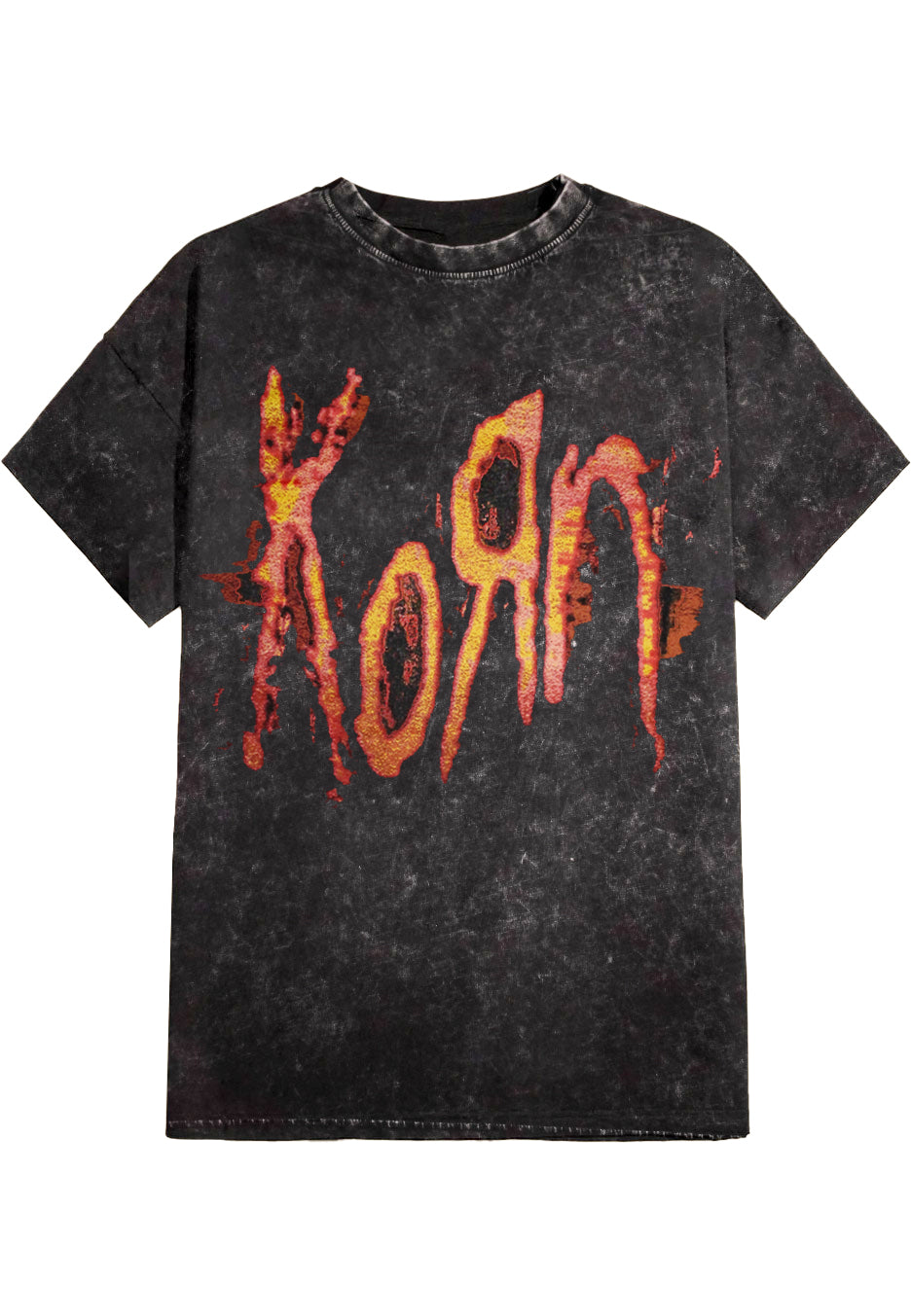 Korn Logo Washed T-Shirt