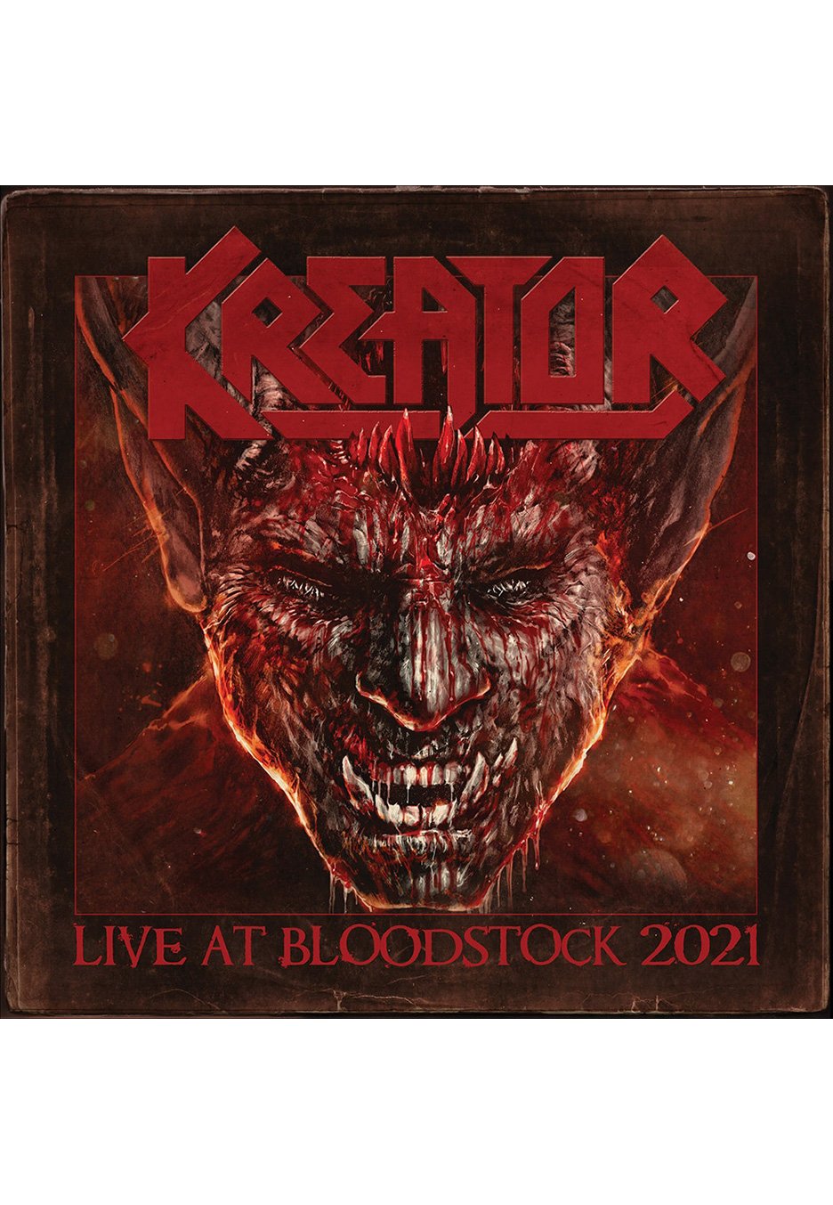 Kreator - Live At Bloodstock 2021 Ltd. Transparent/Black - Marbled 2 Vinyl
