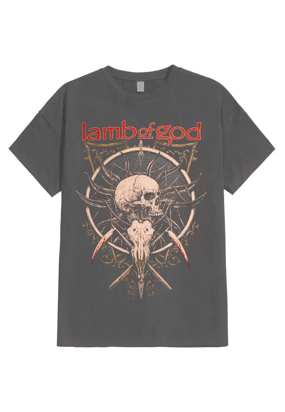 Lamb Of God - Skull Kopia Black - T-Shirt