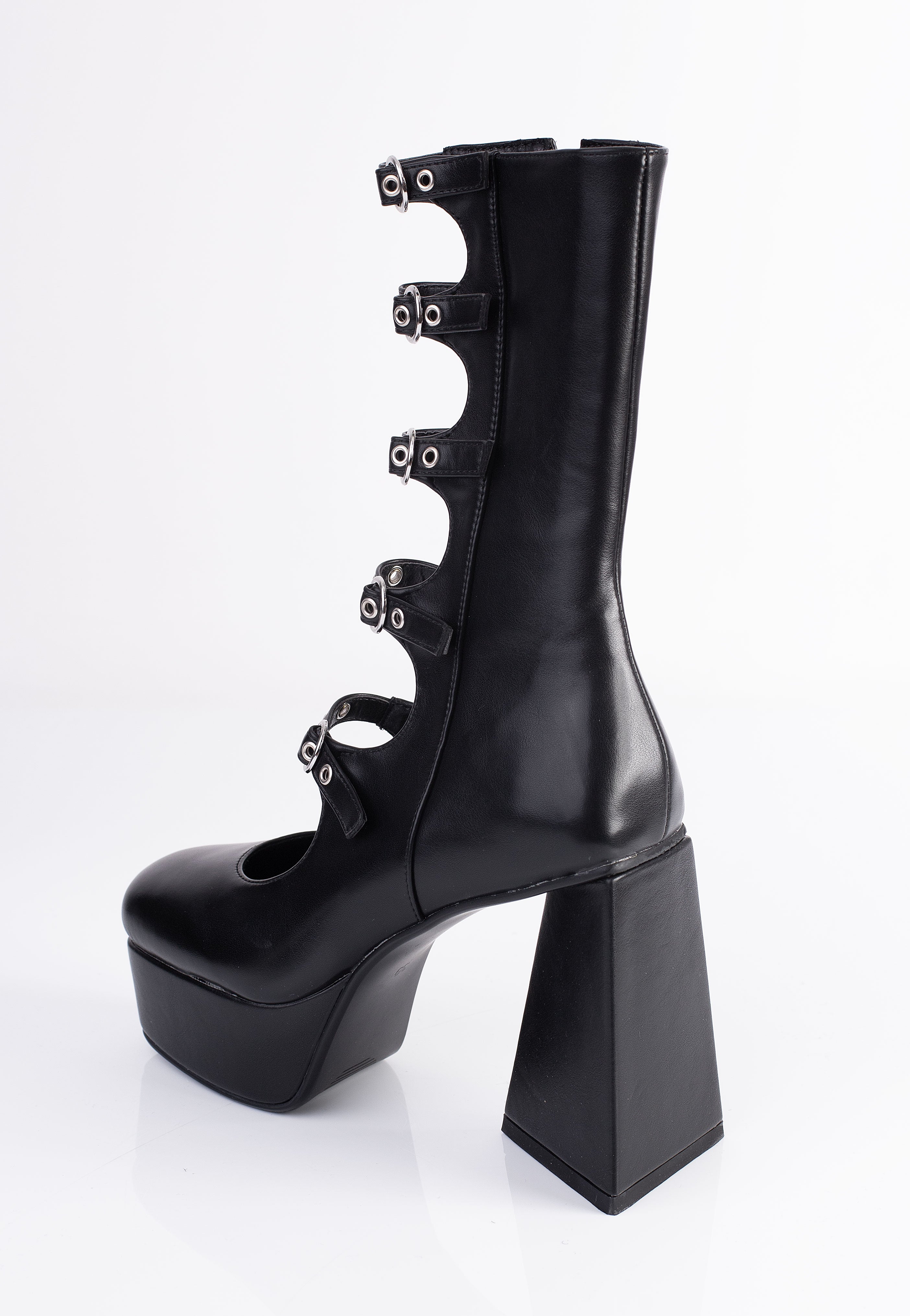 Lamoda - Padlock Platform Calf - Girl Shoes | Nuclear Blast