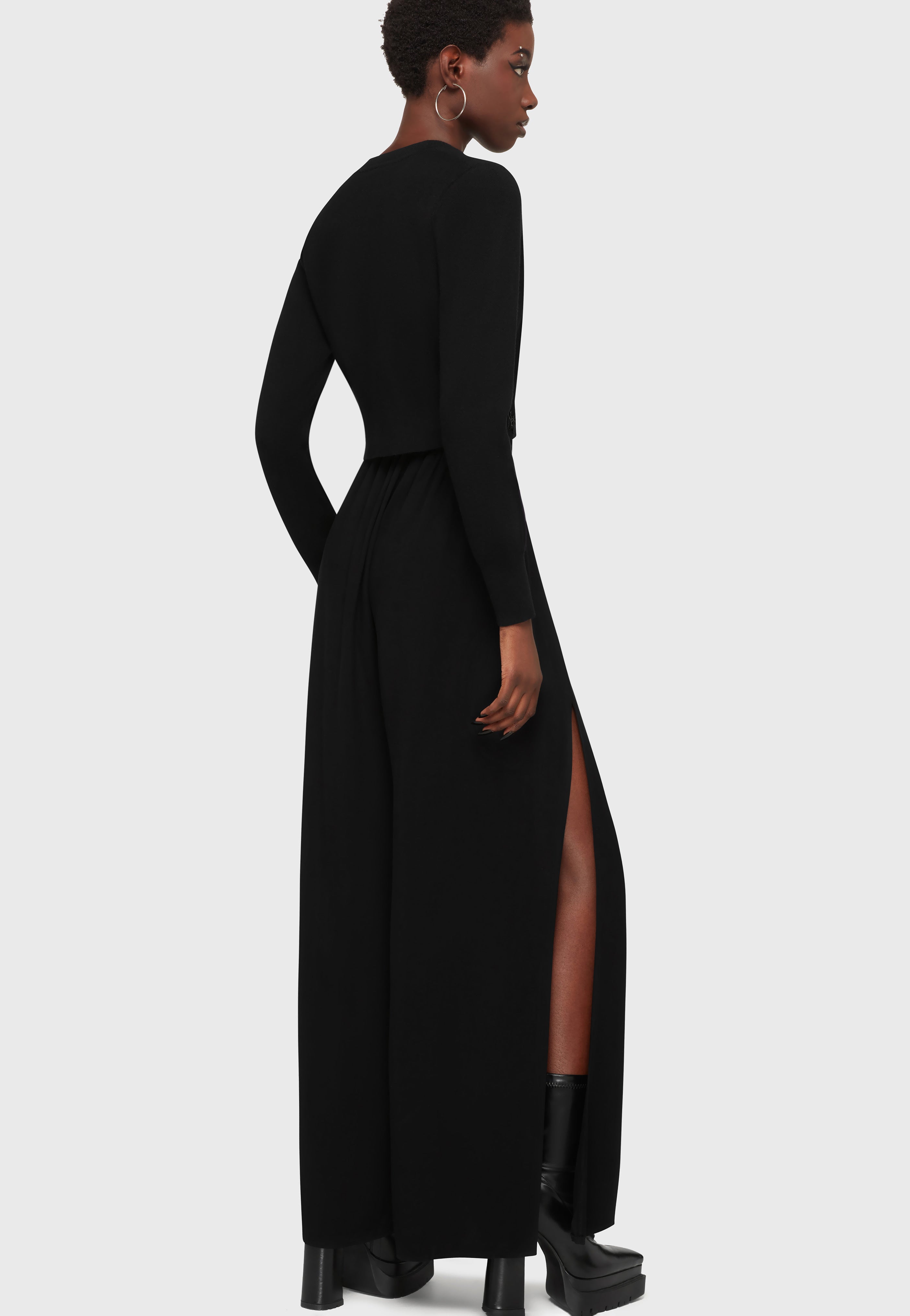 Killstar x Motionless In White - Lana's Eclipse Black - Cardigan | Men-Image