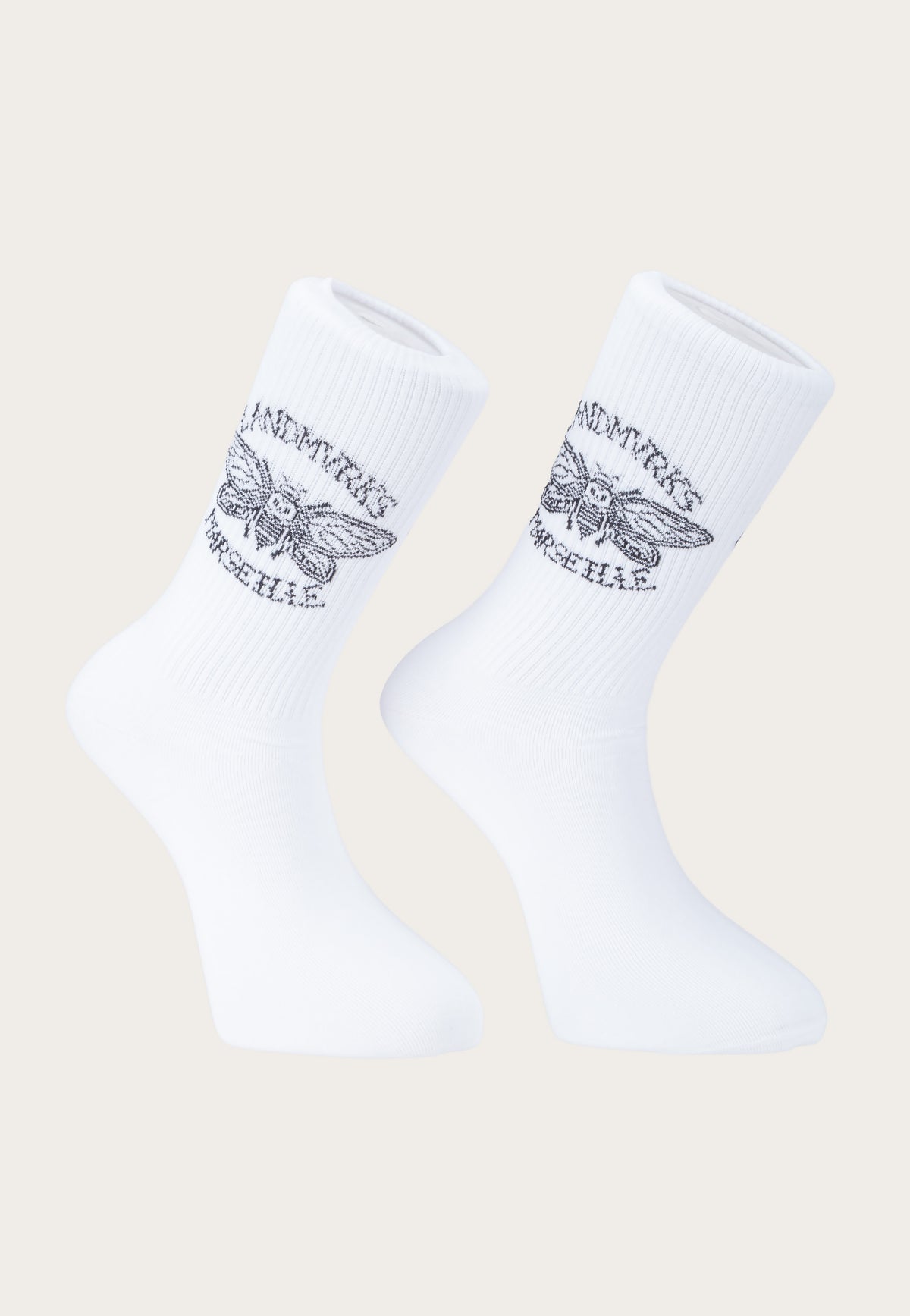 Landmvrks Cicada Marseille White Calcetines