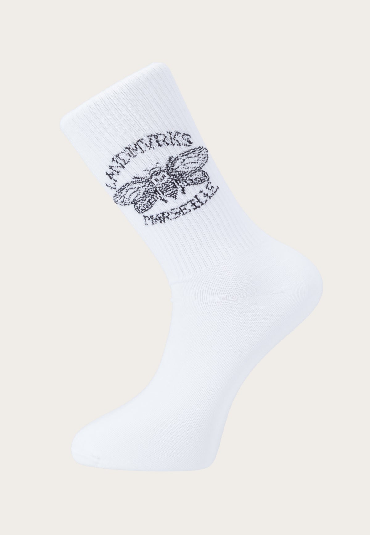 Landmvrks Cicada Marseille White Calcetines