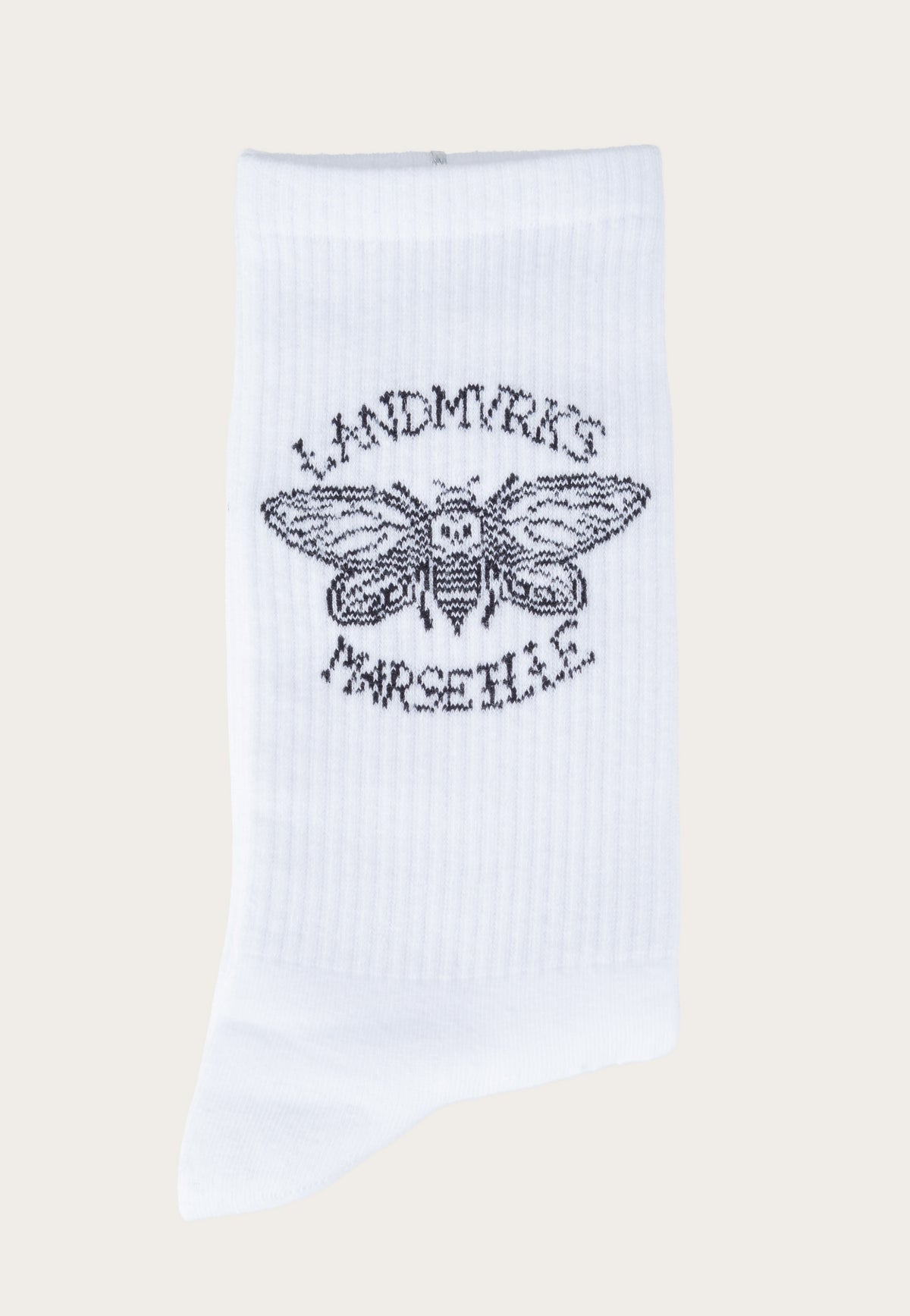 Landmvrks Cicada Marseille White Calcetines