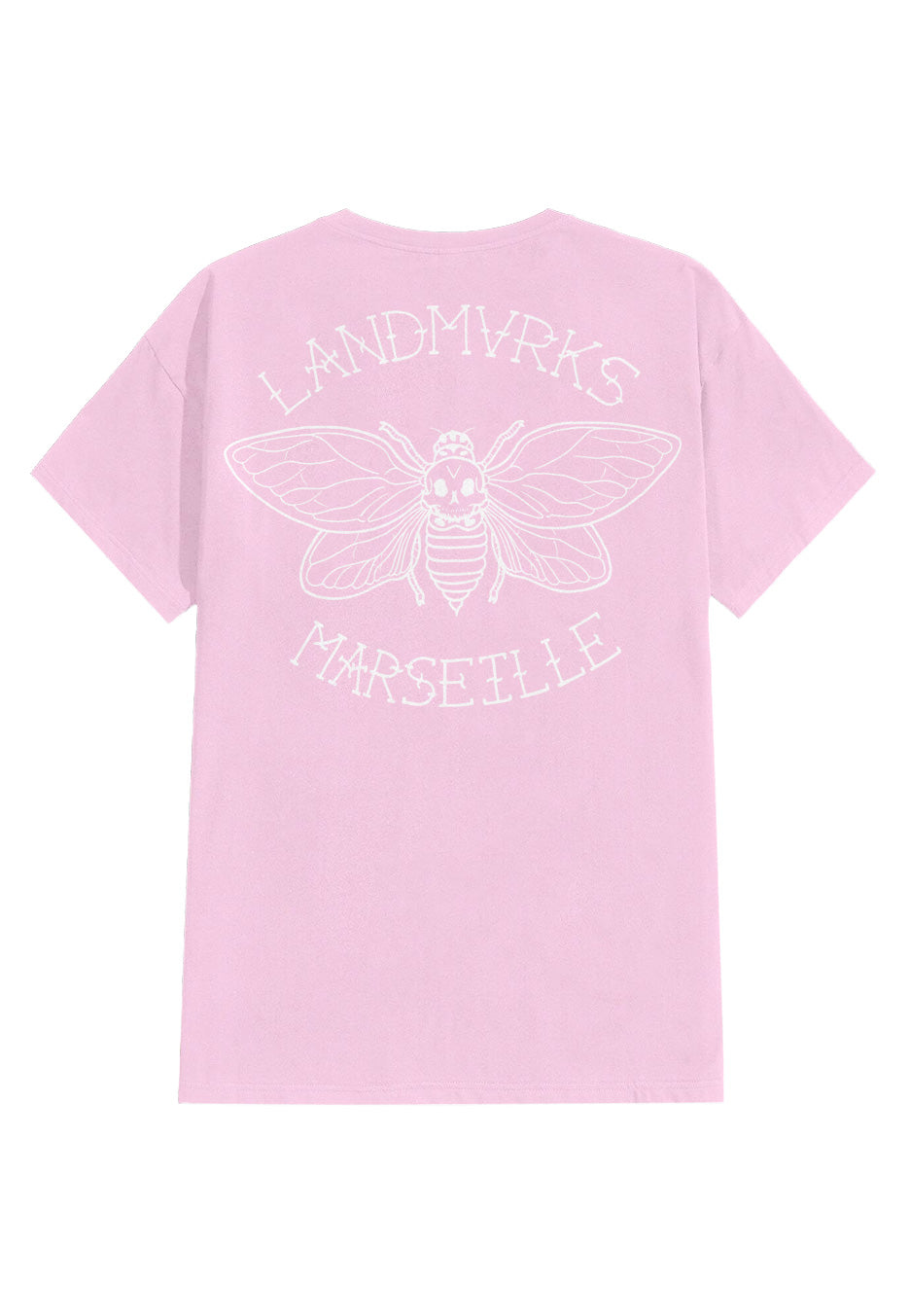Landmvrks - Cicada Marseille Light Pink - T-Shirt