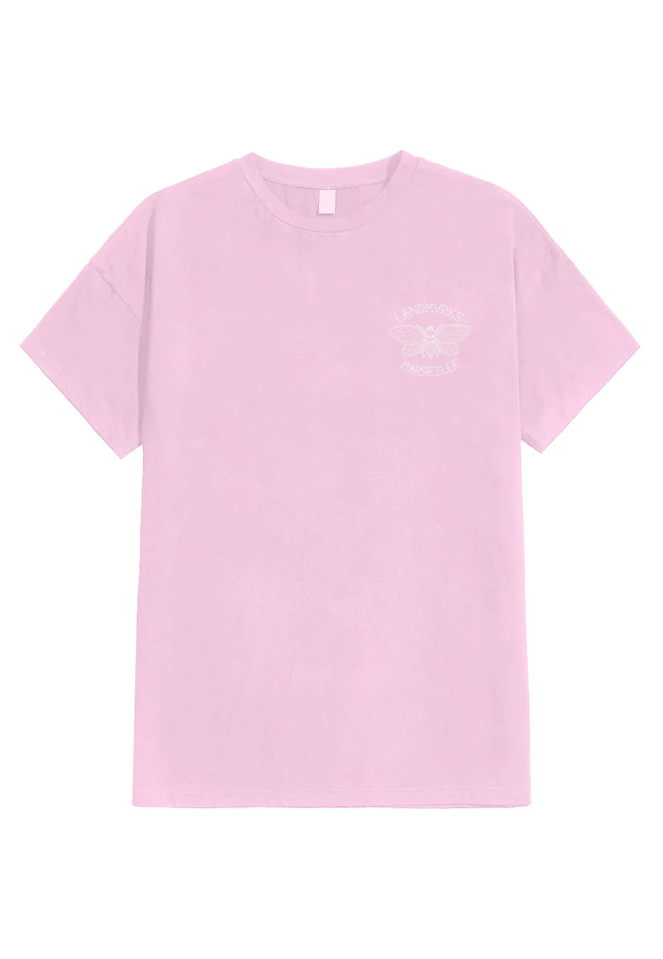 Landmvrks - Cicada Marseille Light Pink - T-Shirt