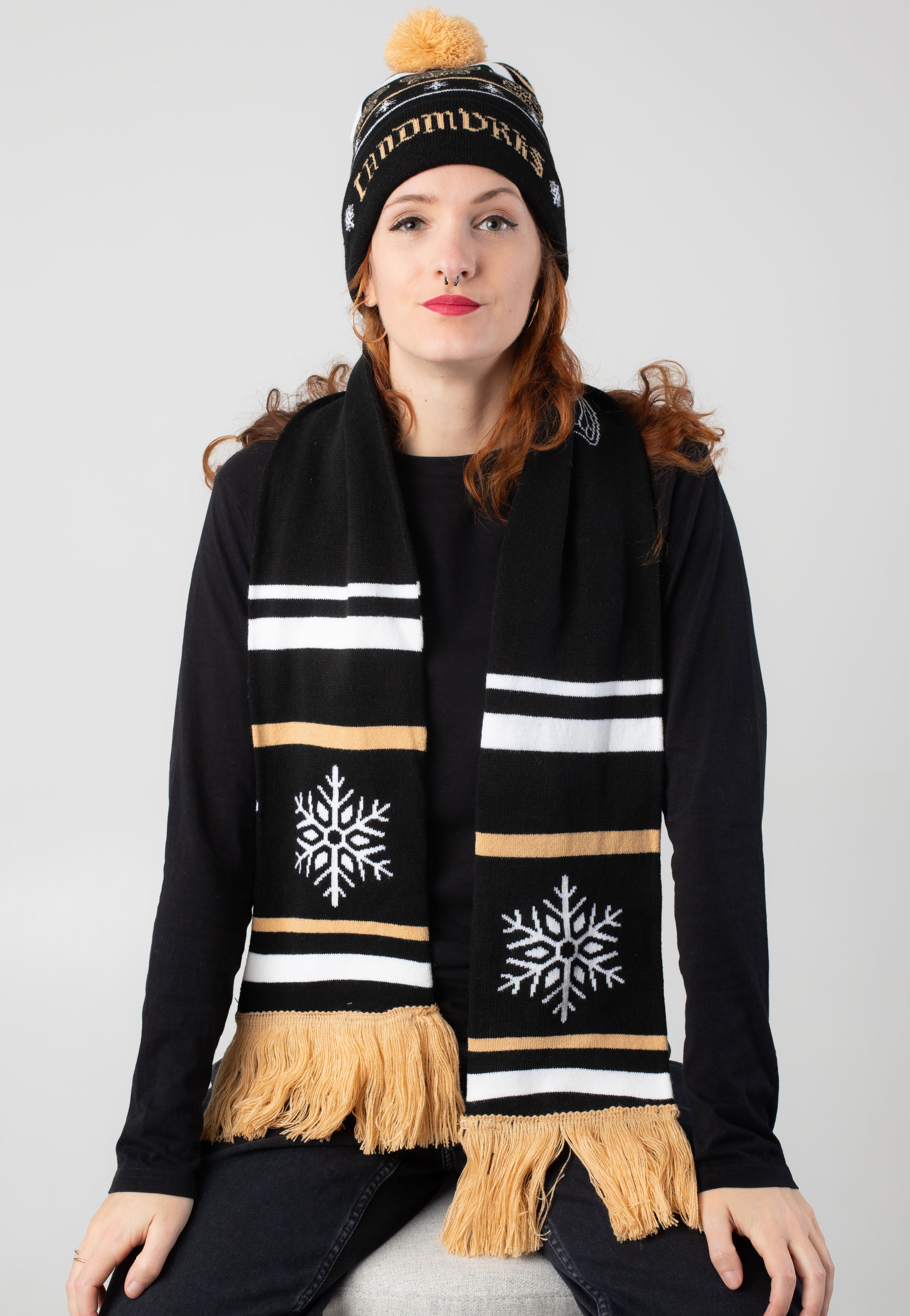 Landmvrks - Cicada Marseille Winter Knit - Scarf | Neutral-Image