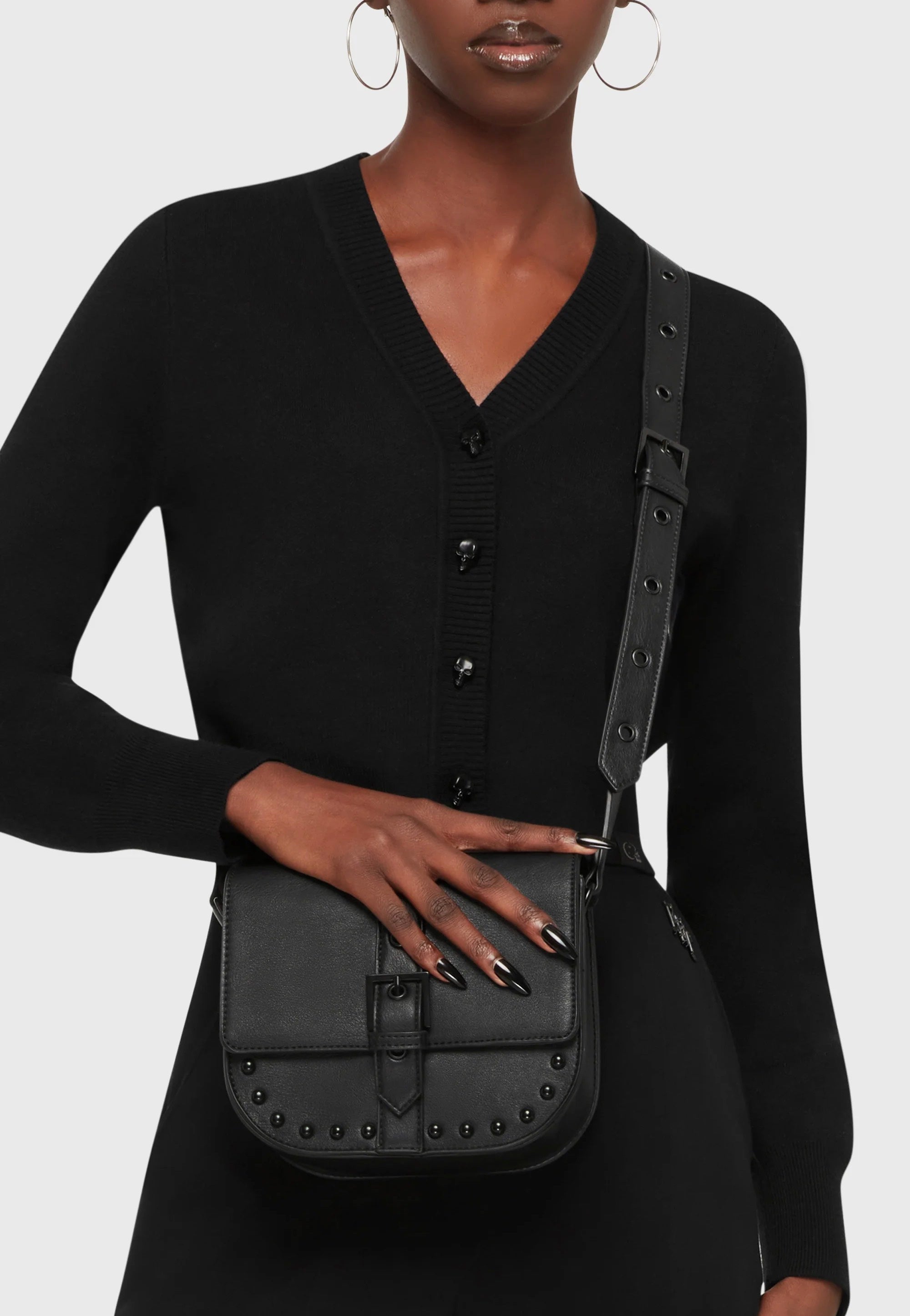 Killstar x Kihilist - Last Rite Black - Crossbody Bag | Neutral-Image