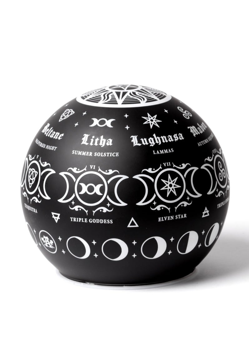 Alchemy England - Pagan Calendar Globe - Lamp