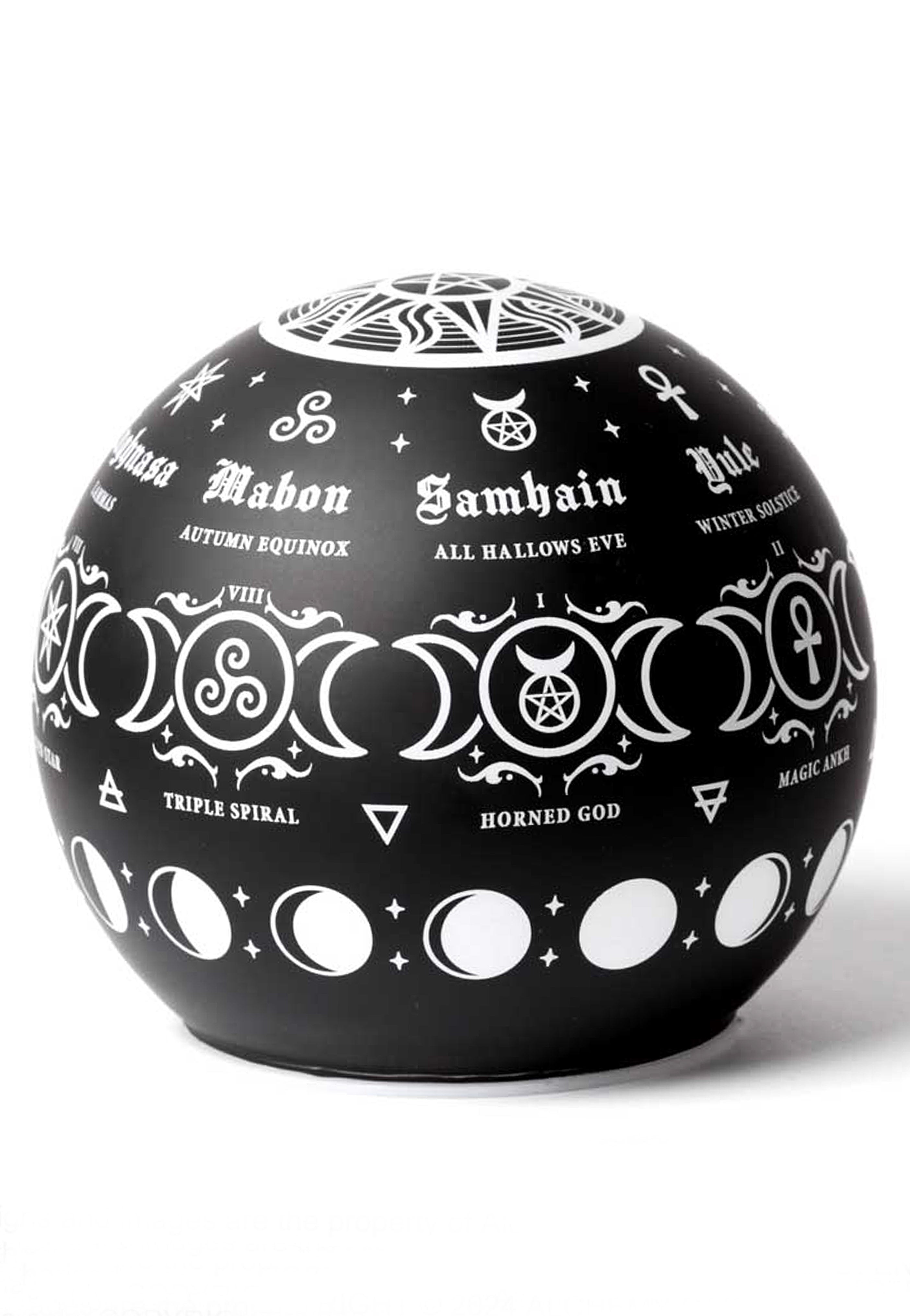 Alchemy England - Pagan Calendar Globe - Lamp