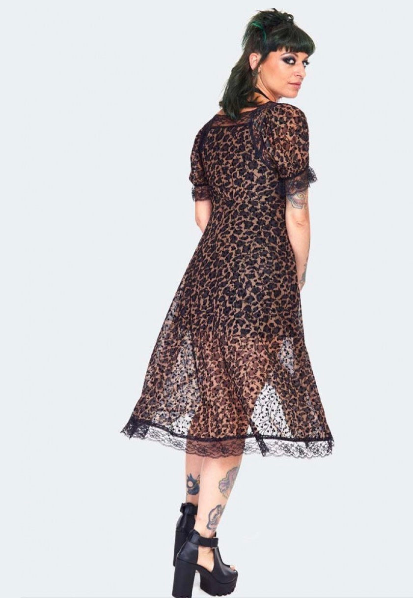 Jawbreaker - Leopard Print Brown - Dress