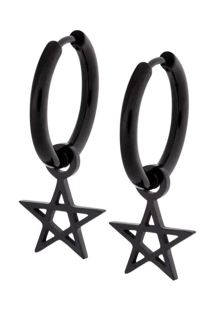 Wildcat - Little Pentagram Black - Earrings