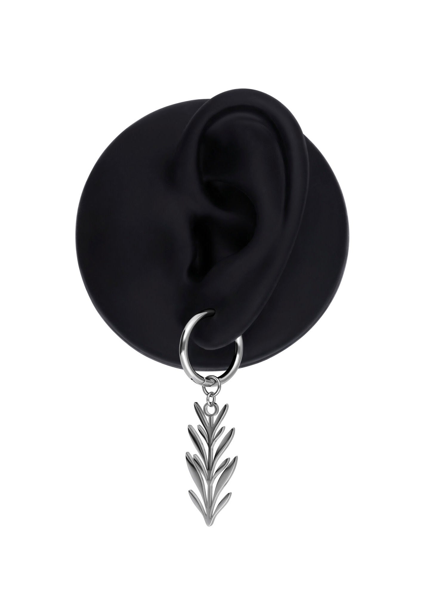 Wildcat - Lovely Branch Hoops Silver - Earrings | Neutral-Image