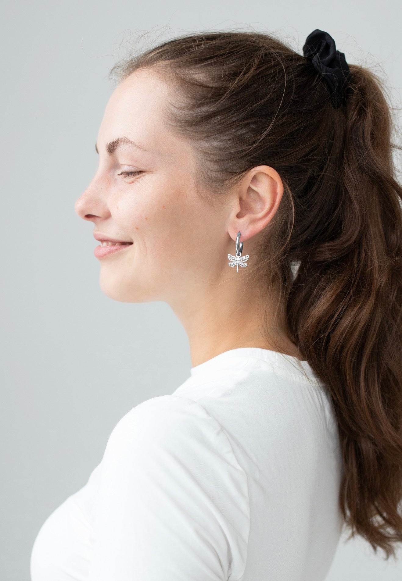 Wildcat - Little Dragonfly Hoops (Pair) Silver - Earrings