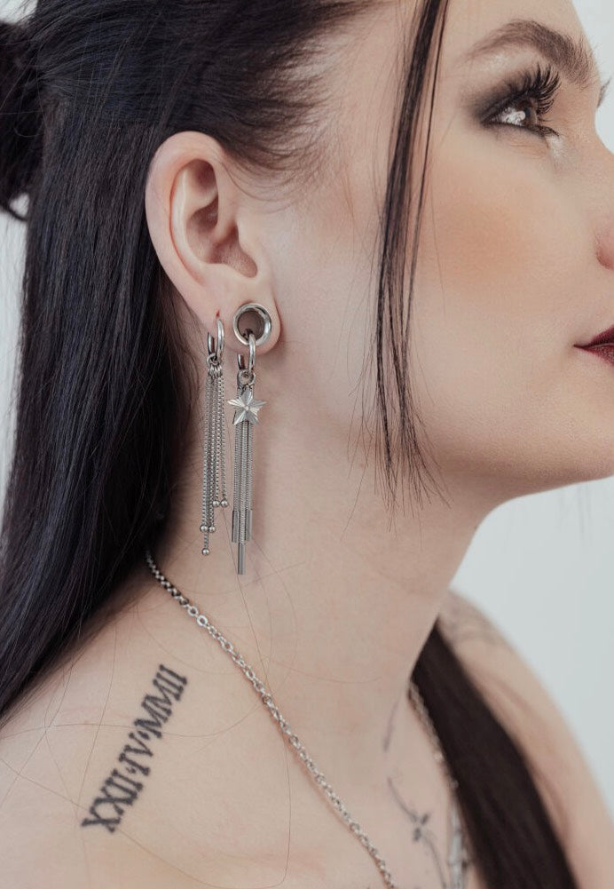 Wildcat - Little Square Venezia Silver - Earrings | Neutral-Image