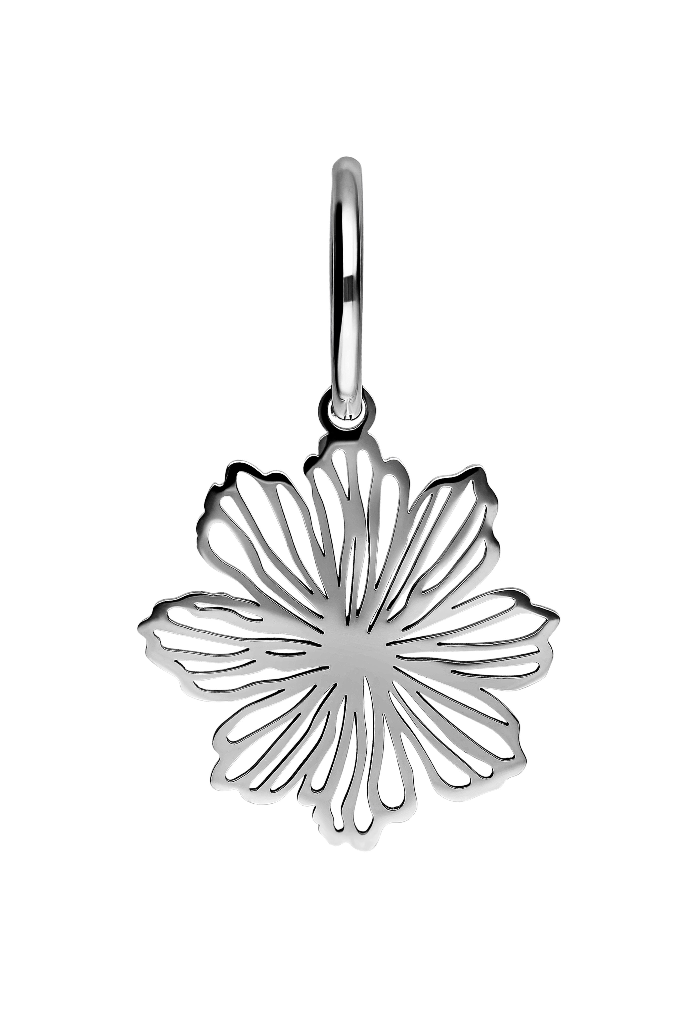 Wildcat - Fine Flower Hoops Silver - Earrings | Neutral-Image