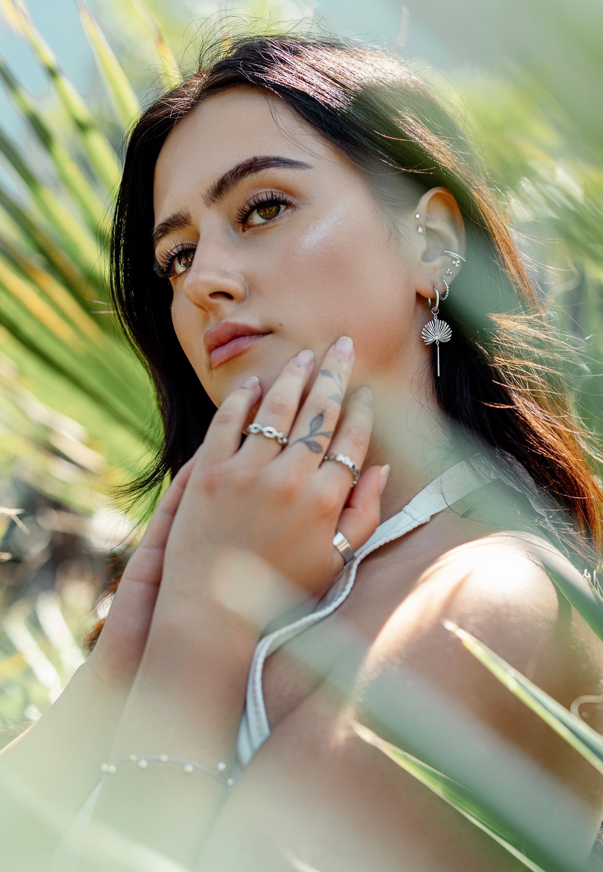 Wildcat - Little Petticoat Hoops Silver - Earrings | Neutral-Image