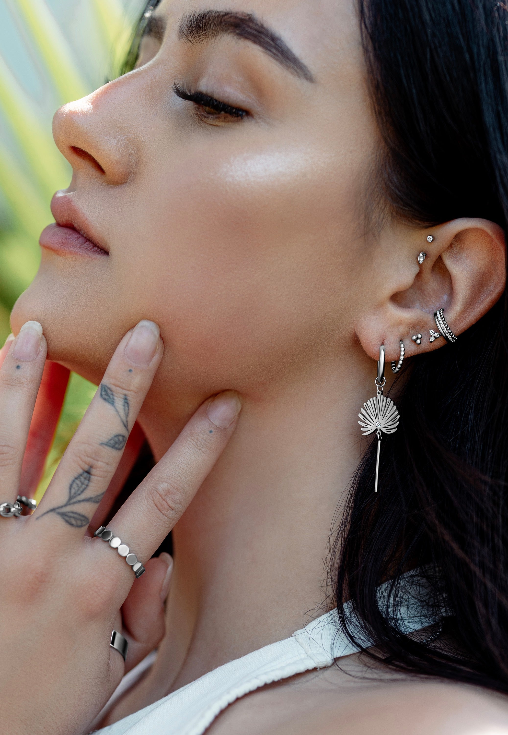 Wildcat - Little Petticoat Hoops Silver - Earrings | Neutral-Image