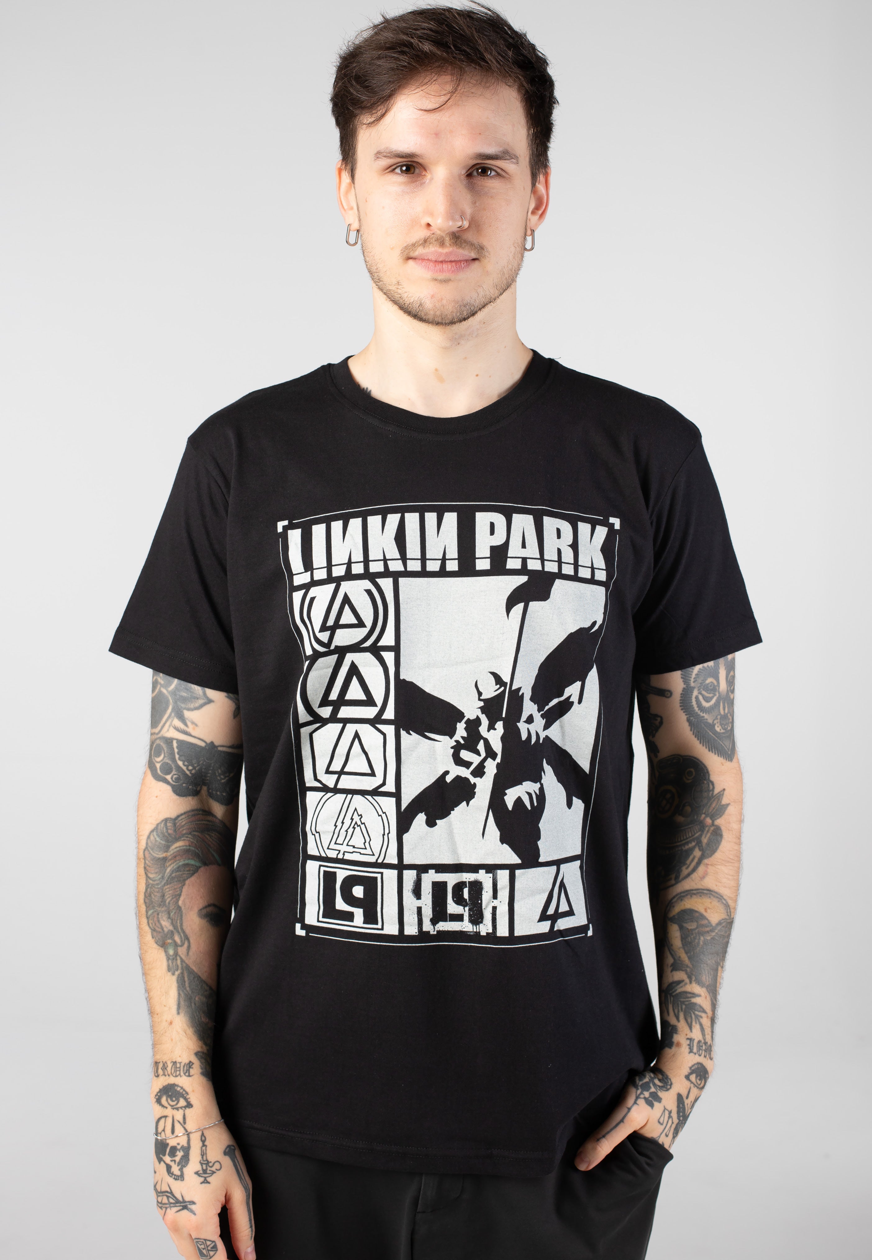 Linkin Park - Logos Rectangle - T-Shirt | Men-Image