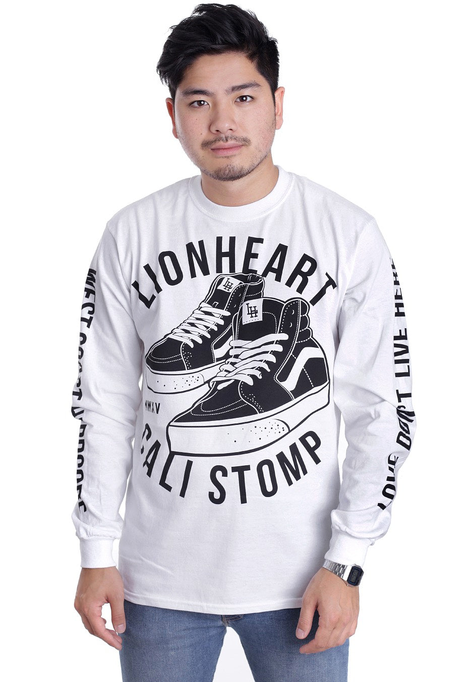 Lionheart - Cali Stomp White - Longsleeve | Men-Image