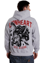 Lionheart - Wolf Sportsgrey - Hoodie | Men-Image