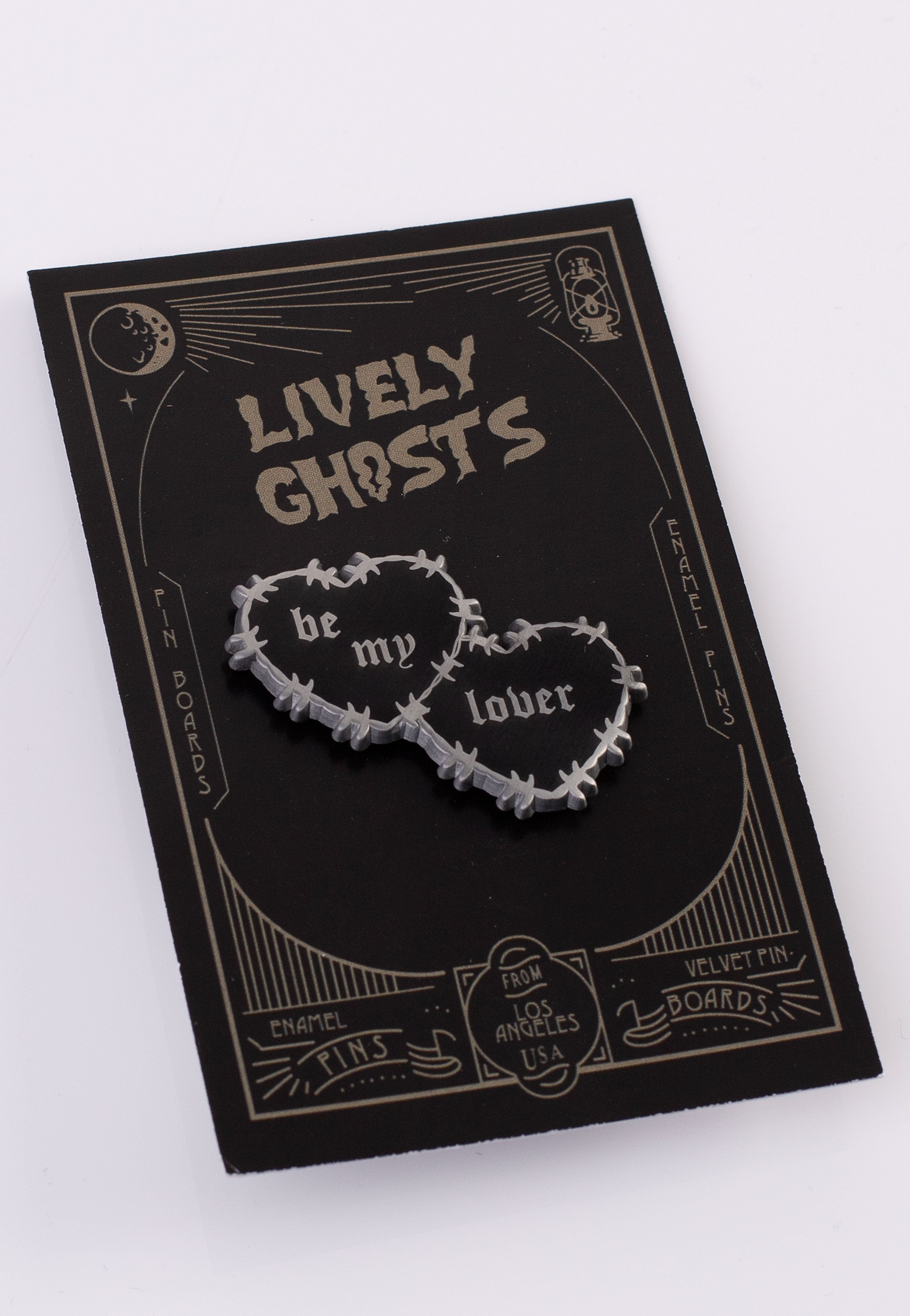 Lively Ghosts - Be My Lover Black - Pin | Neutral-Image