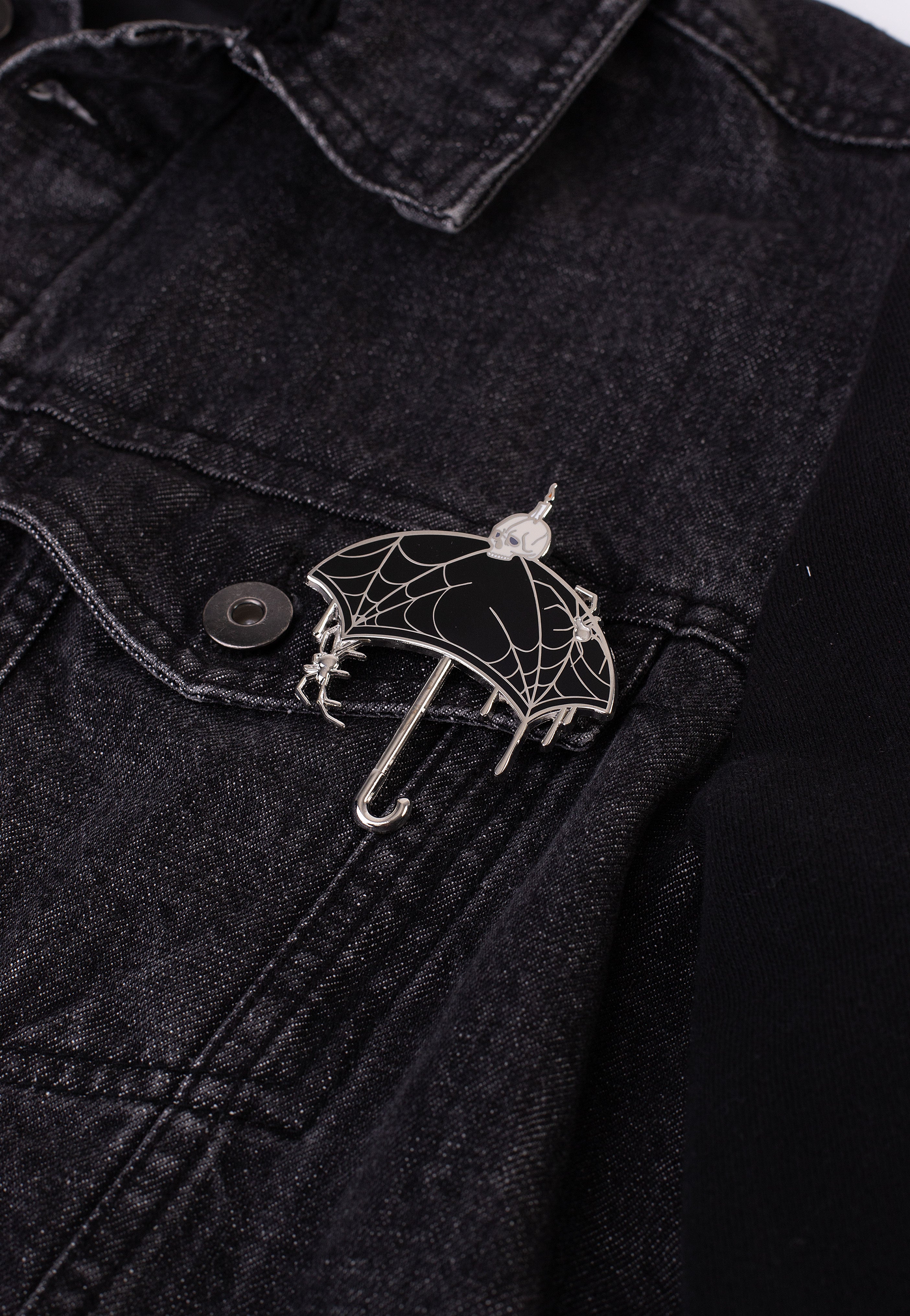 Lively Ghosts - Nevermore Umbrella Black - Pin | Neutral-Image