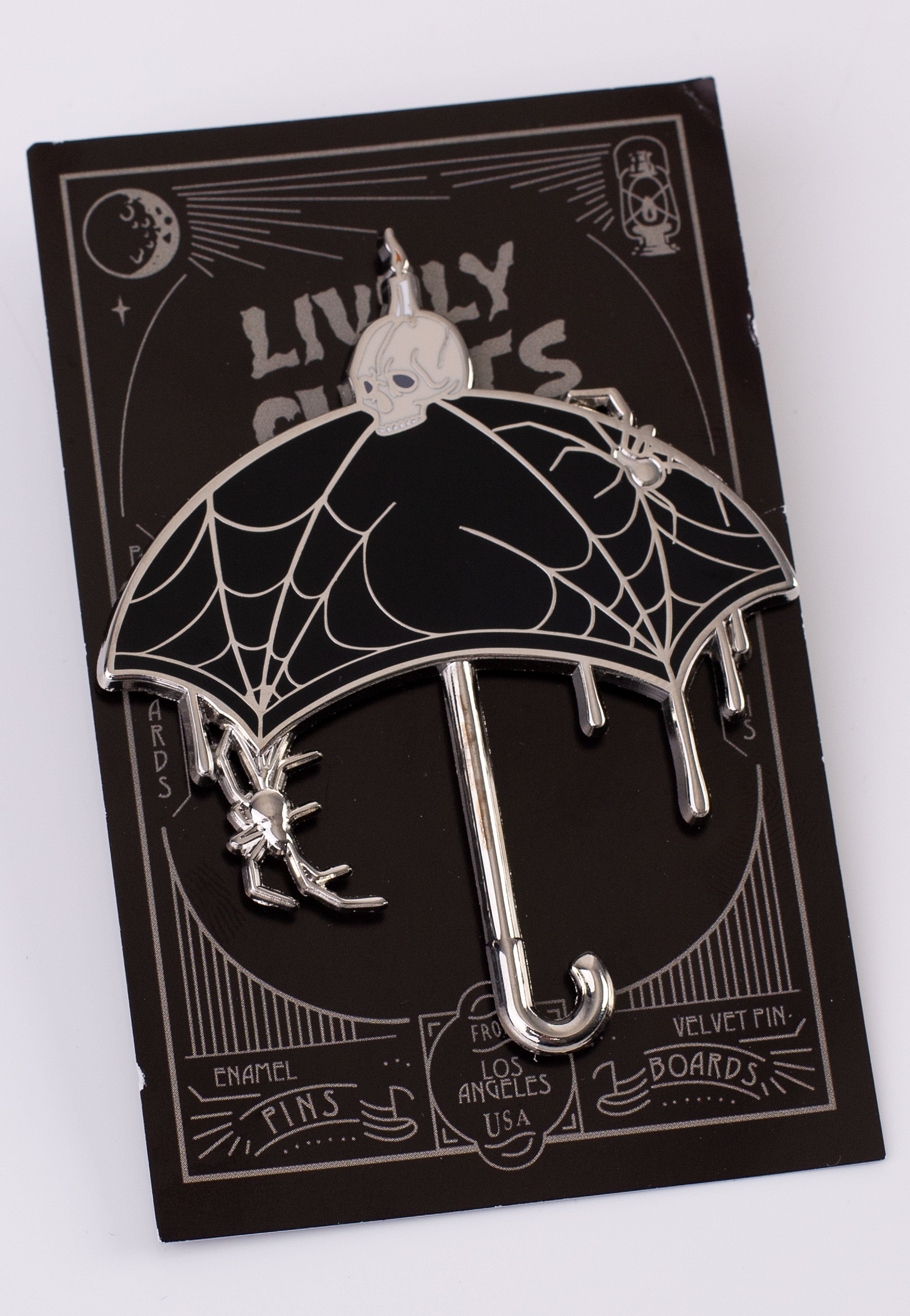 Lively Ghosts - Nevermore Umbrella Black - Pin | Neutral-Image