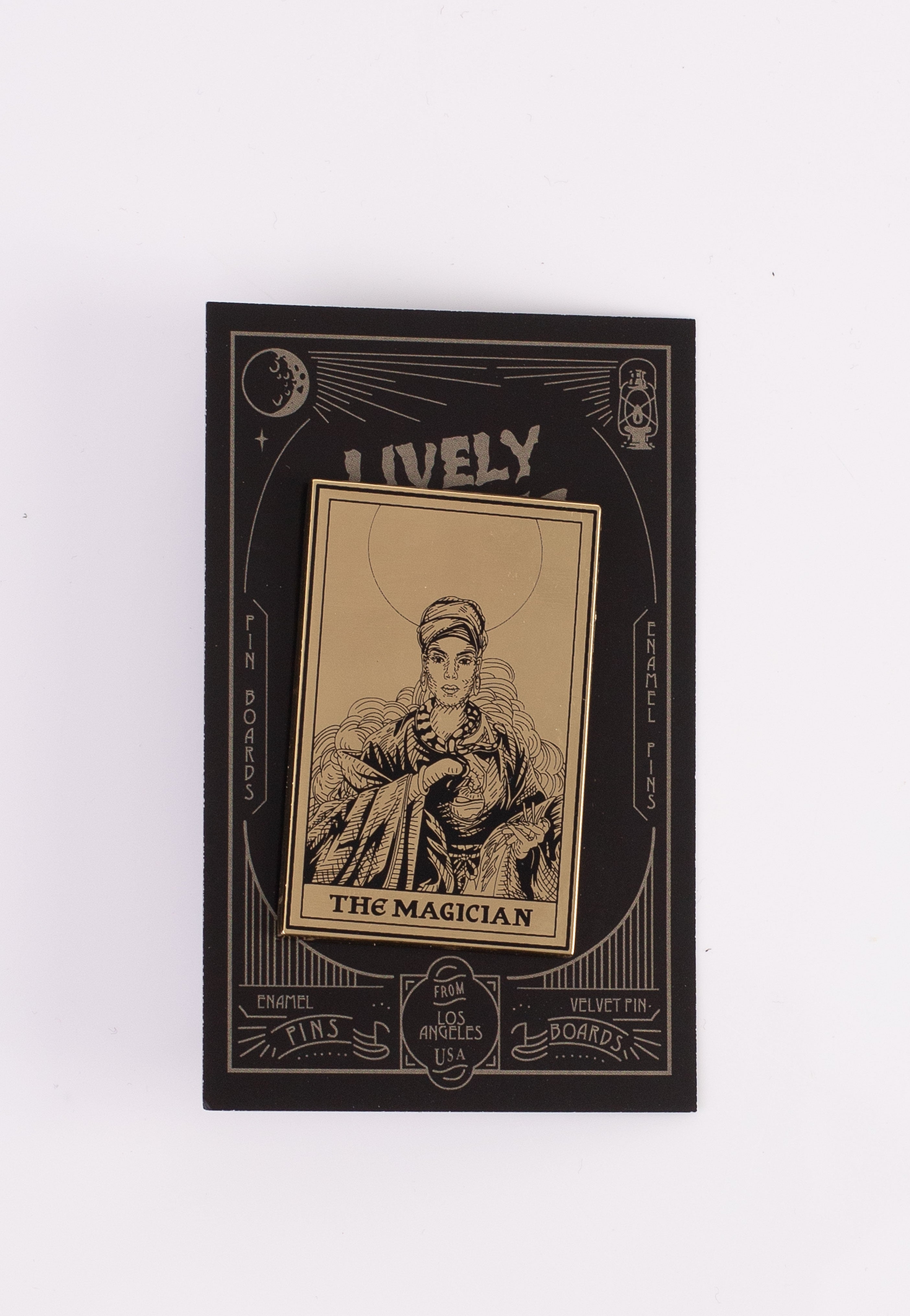 Lively Ghosts - The Magician Tarot Gold - Pin | Neutral-Image