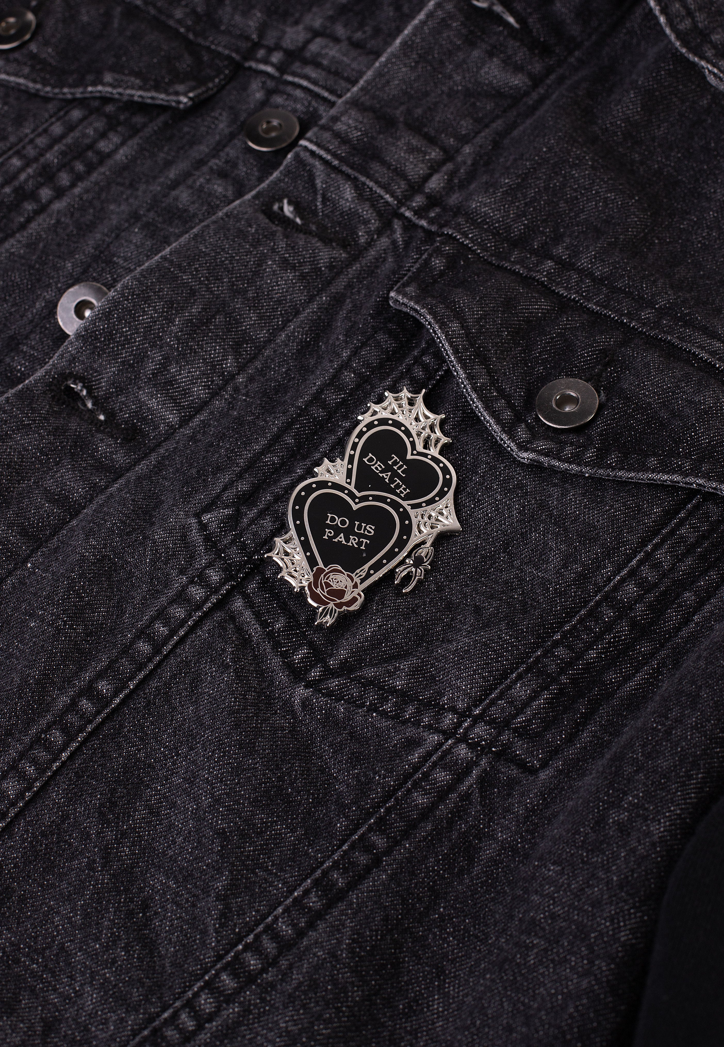 Lively Ghosts - Til Death Black - Pin | Neutral-Image