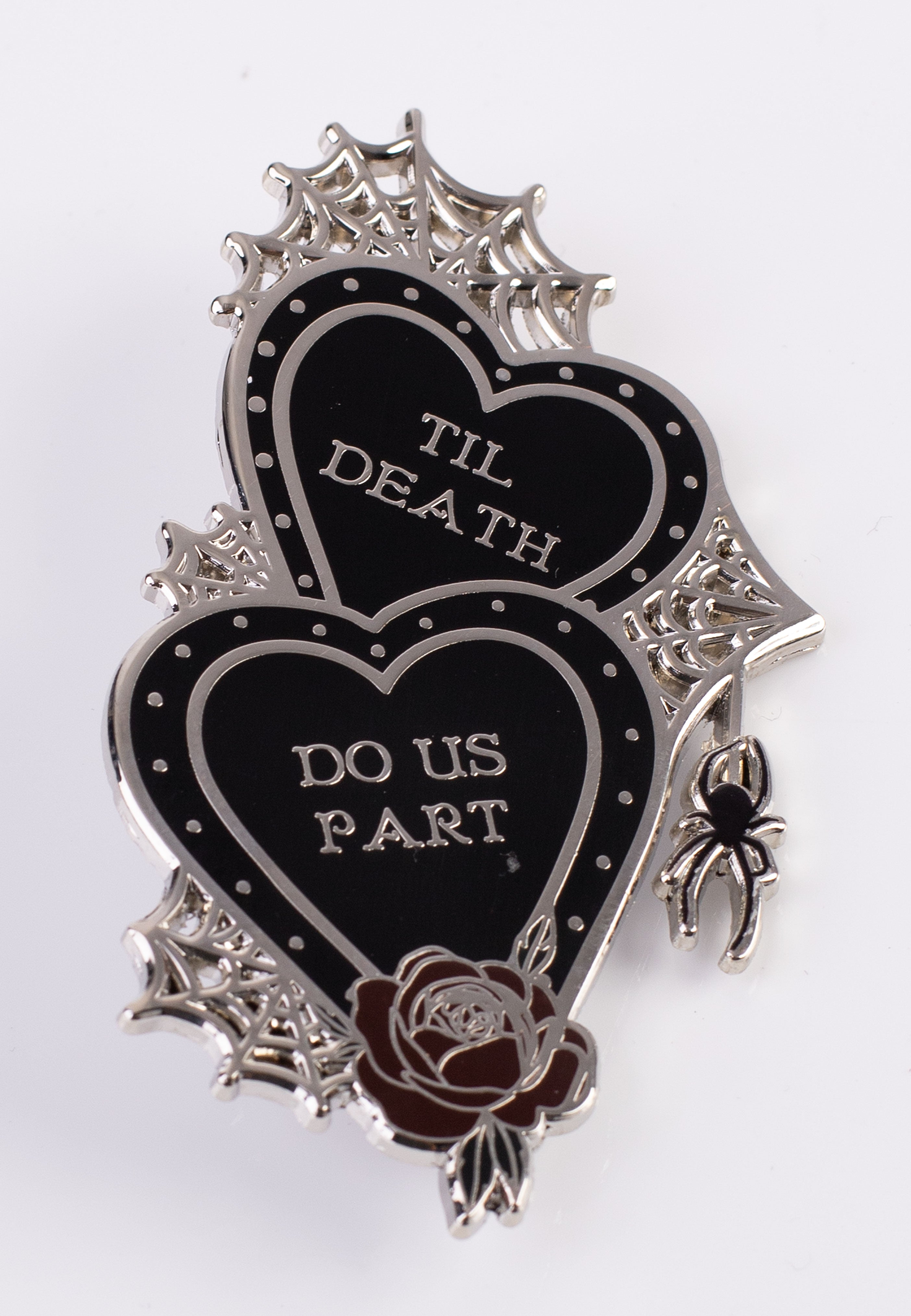 Lively Ghosts - Til Death Black - Pin