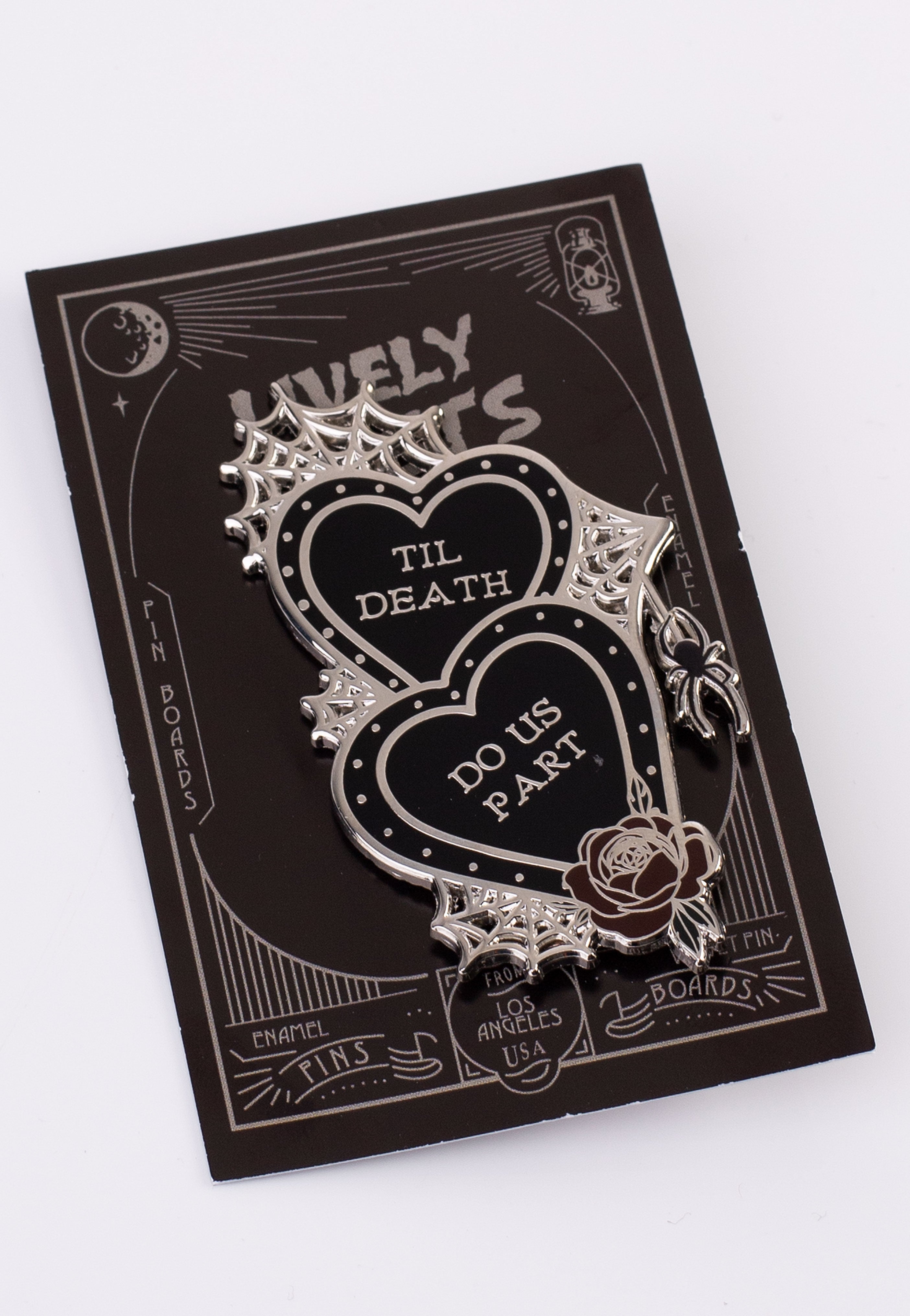 Lively Ghosts - Til Death Black - Pin | Neutral-Image
