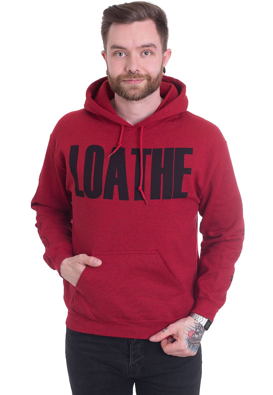 Loathe - Dance On My Skin Antique Cherry Red - Hoodie | Men-Image