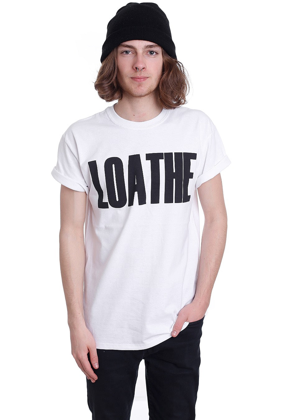 Loathe - Logo White - T-Shirt | Men-Image