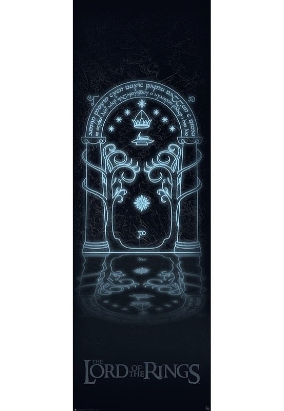 The Lord Of The Rings - Doors Of Durin Door - Poster