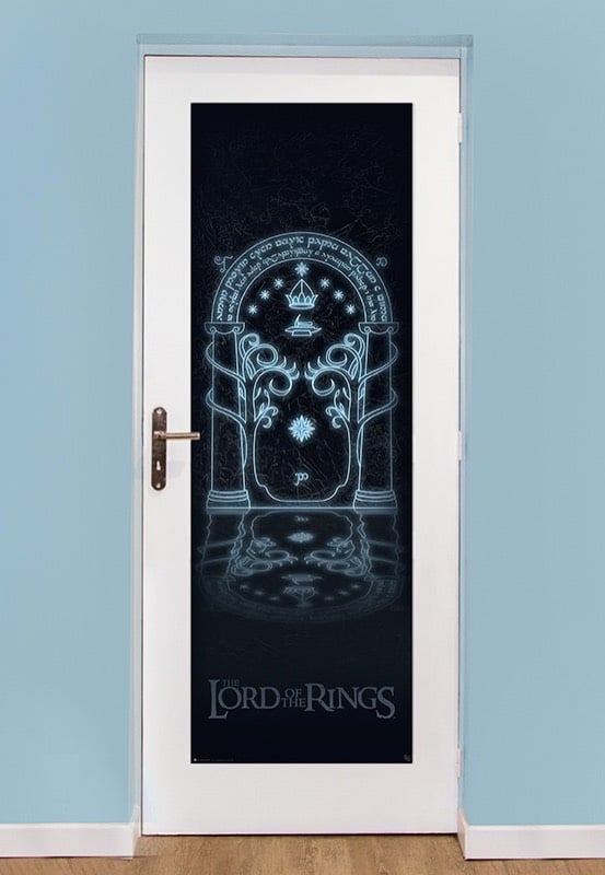 The Lord Of The Rings - Doors Of Durin Door - Poster