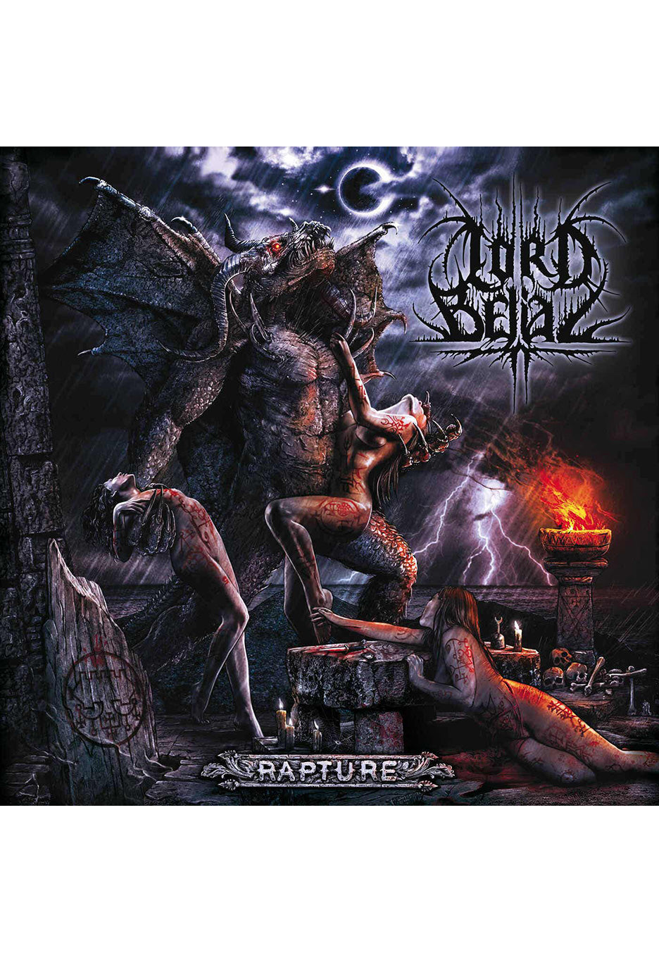 Lord Belial - Rapture Transparent Red Black - Splattered Vinyl | Neutral-Image