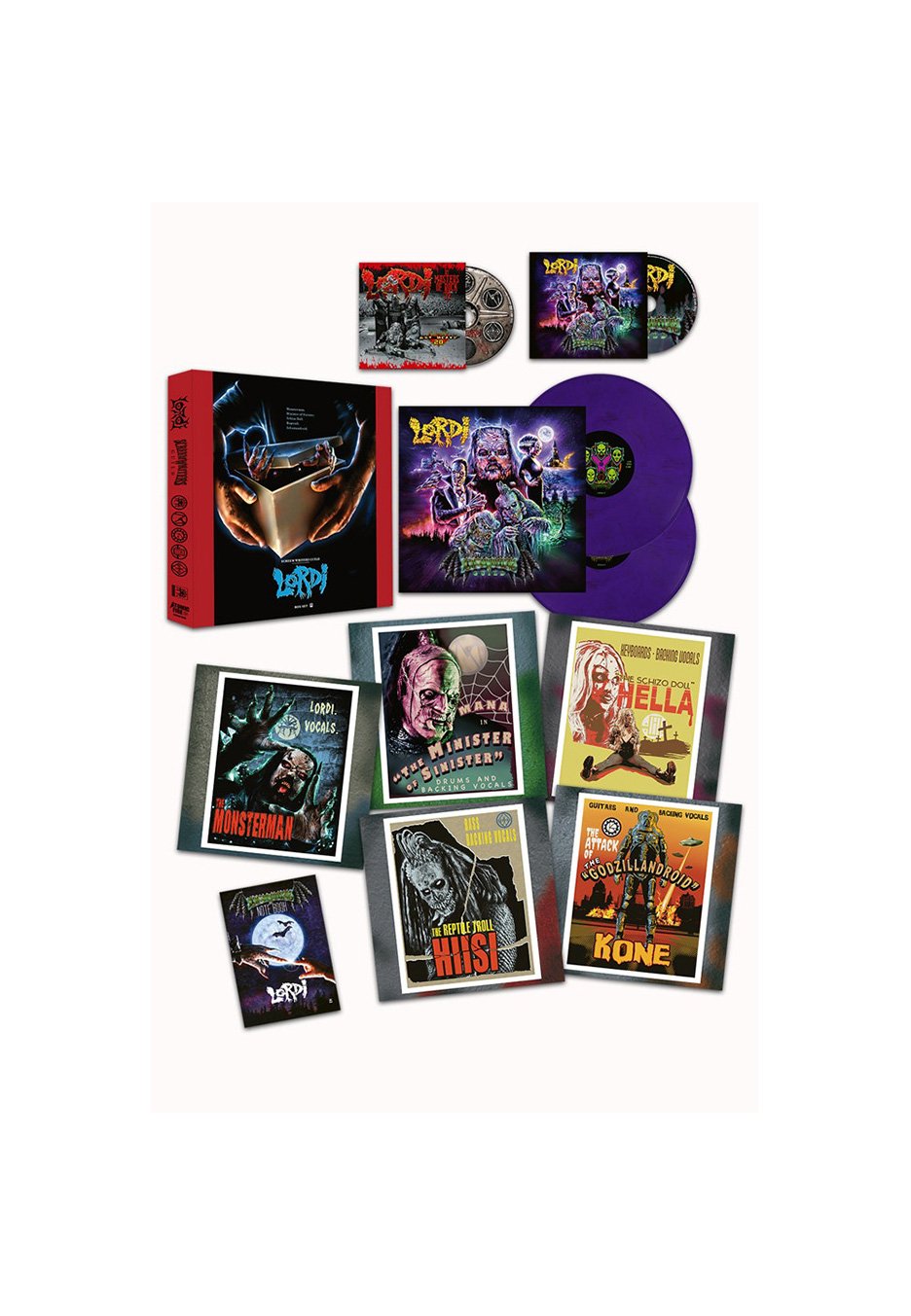Lordi - Screem Writers Guild Purple/Black - Marbled Vinyl Boxset
